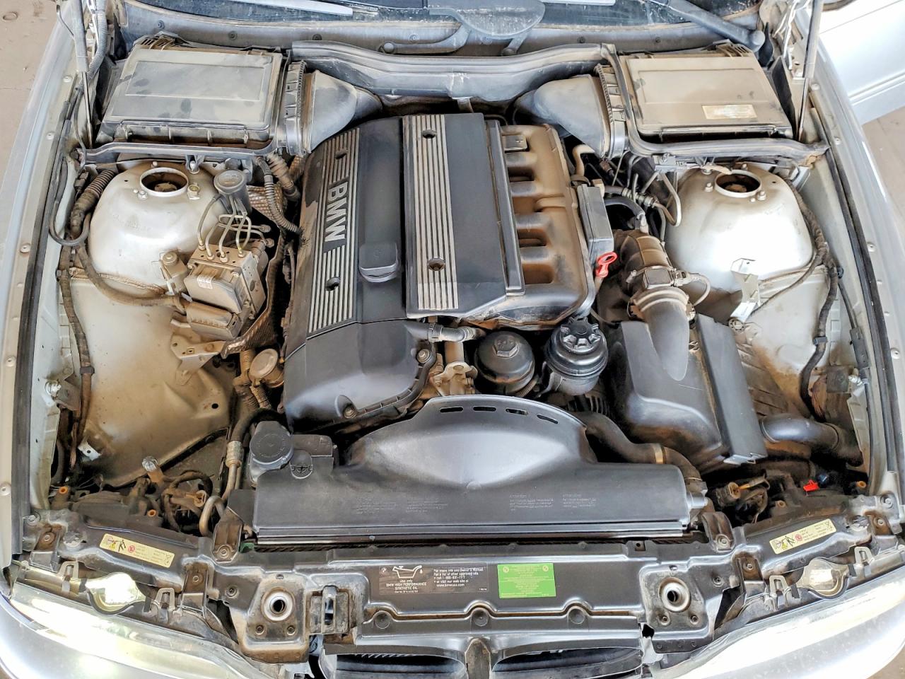 2003 Bmw 525 I Automatic Silver vin: WBADT43413G029708