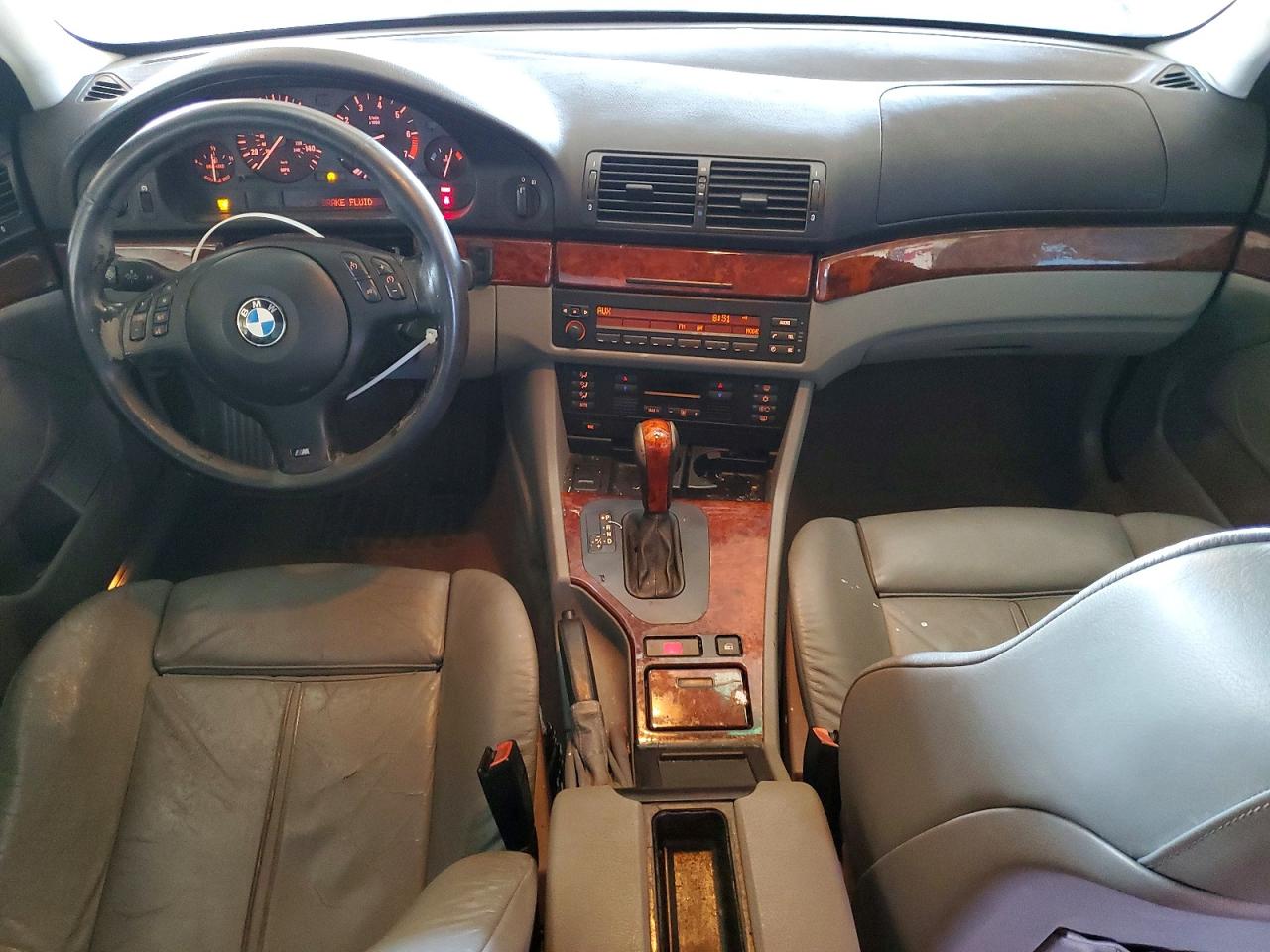 2003 Bmw 525 I Automatic Silver vin: WBADT43413G029708