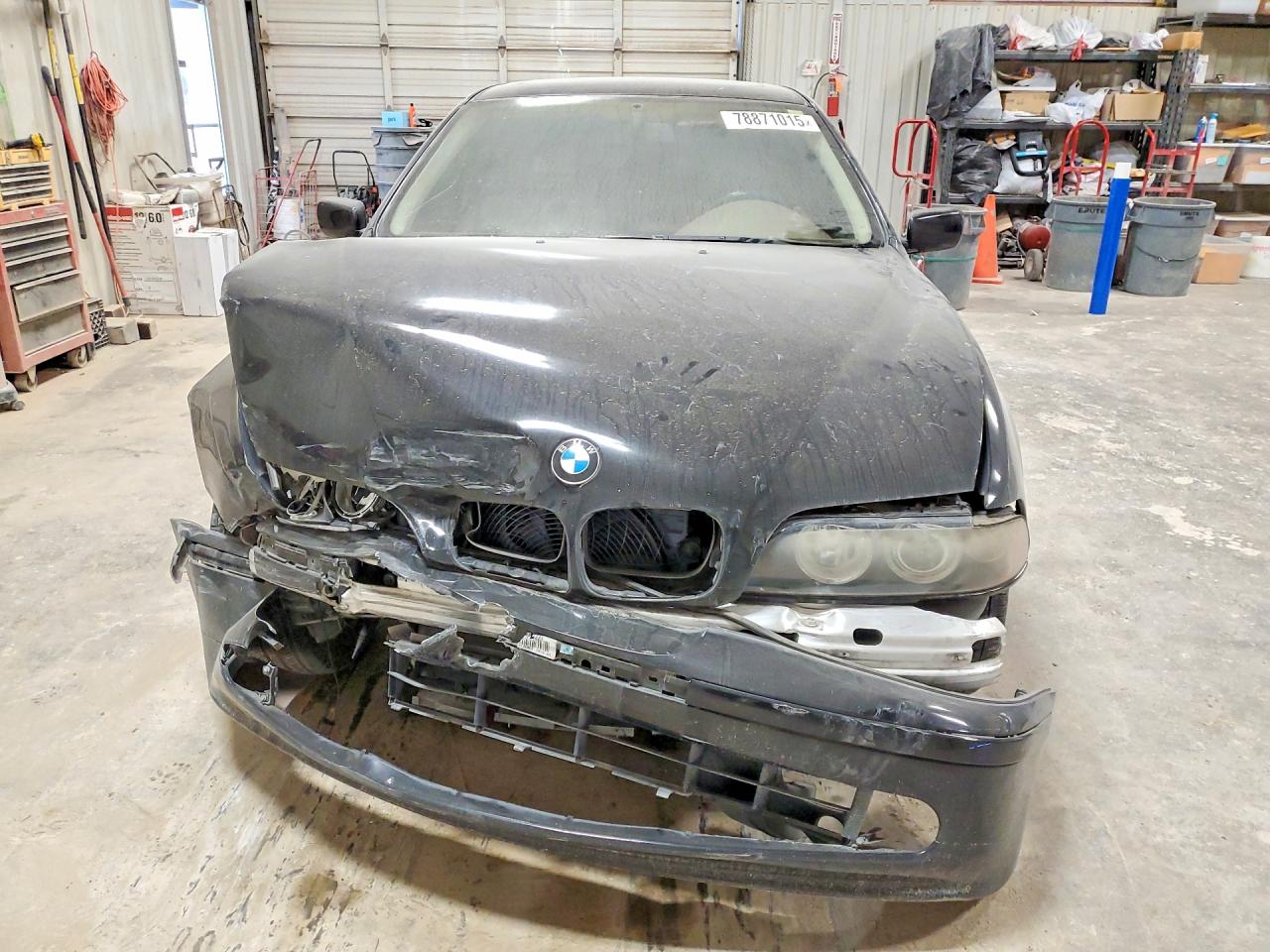 2001 Bmw 525 I Automatic Black vin: WBADT43421GF59234