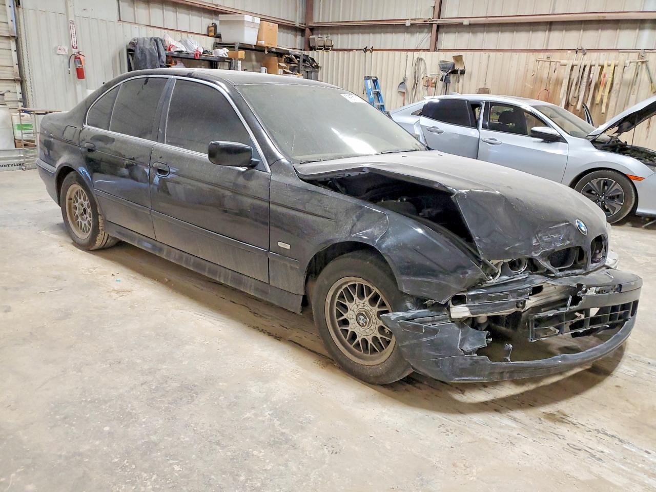 2001 Bmw 525 I Automatic Black vin: WBADT43421GF59234