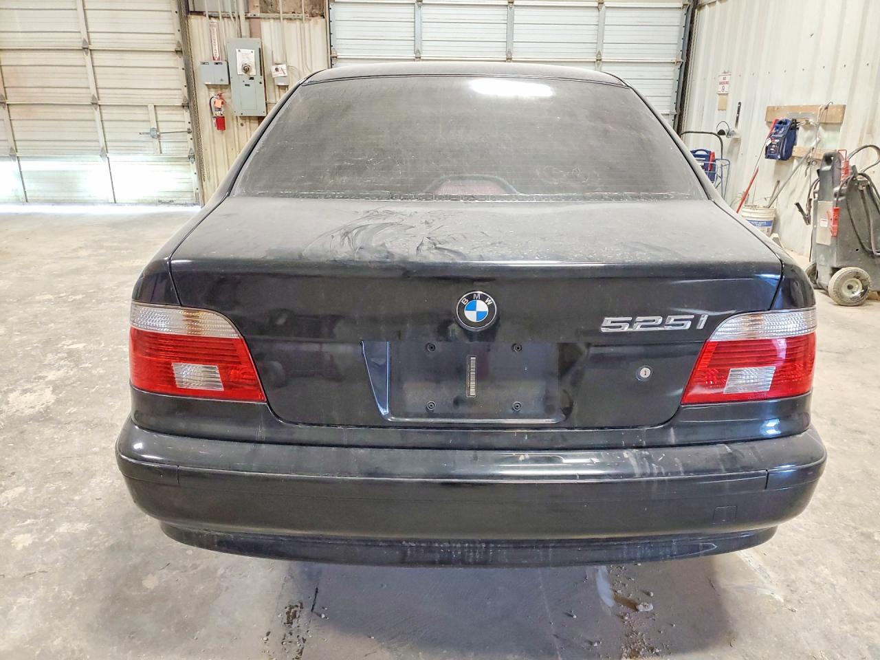2001 Bmw 525 I Automatic Black vin: WBADT43421GF59234