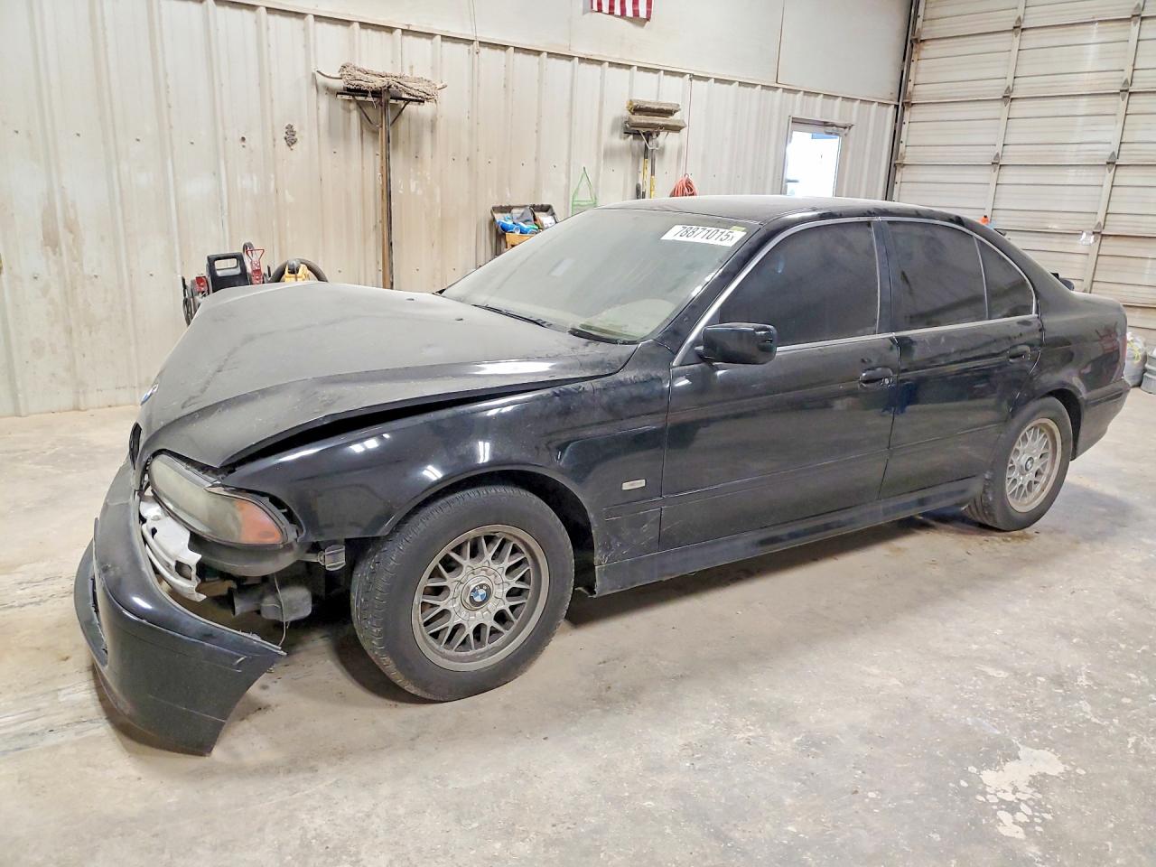 2001 Bmw 525 I Automatic Black vin: WBADT43421GF59234