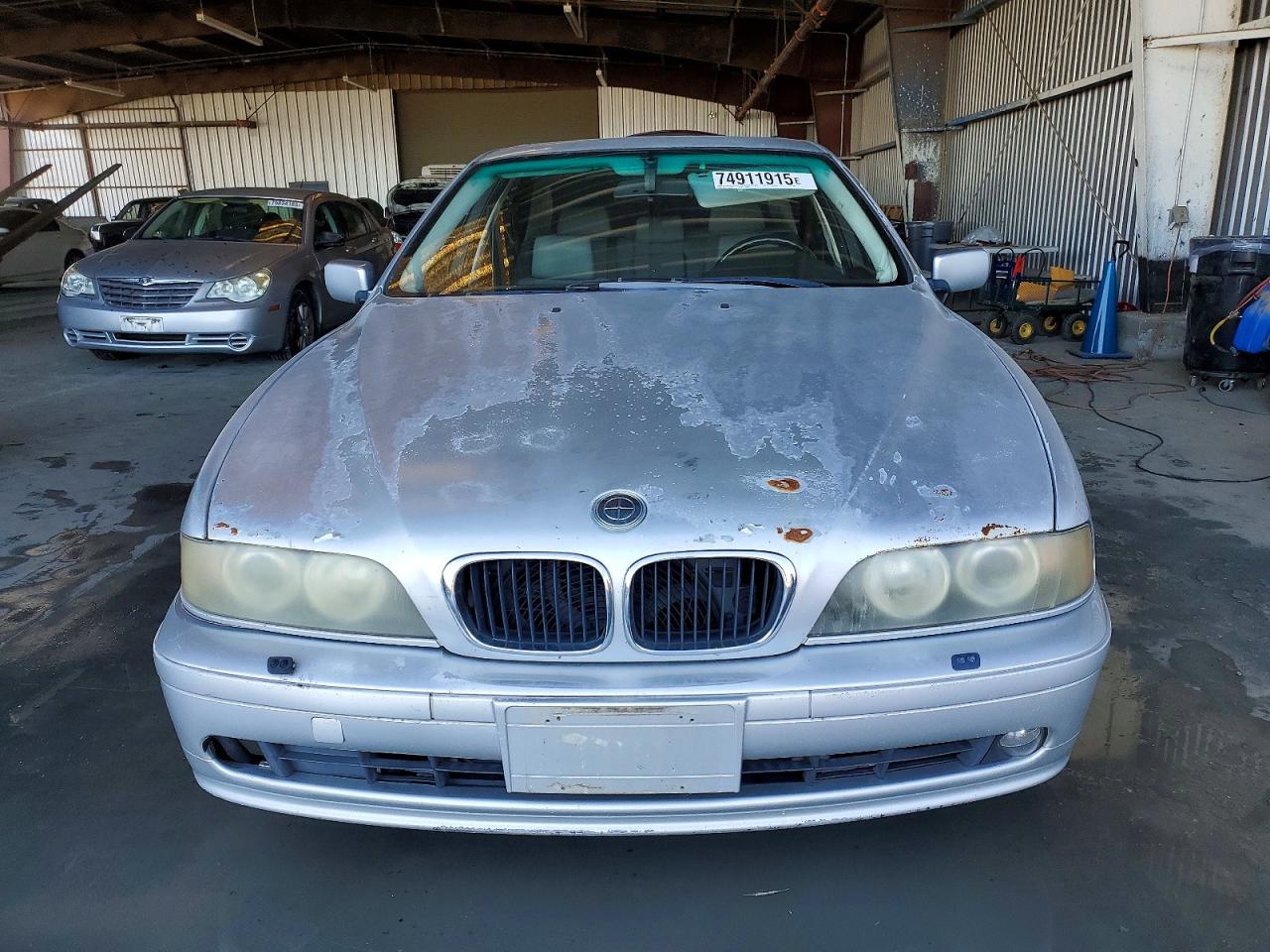 2002 Bmw 5 Series Silver vin: WBADT43422GY96825