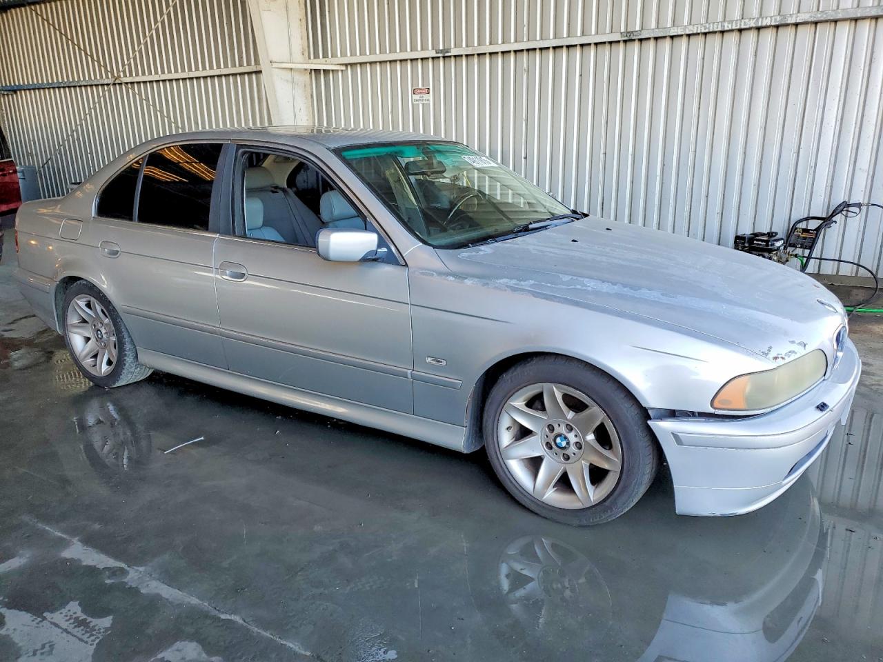 2002 Bmw 5 Series Silver vin: WBADT43422GY96825