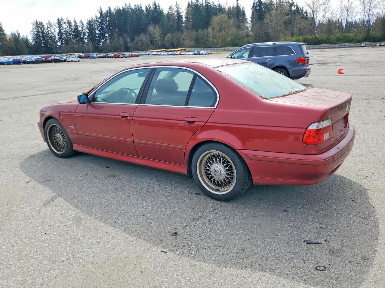 2001 Bmw 525 I Automatic Red vin: WBADT43431GX20140
