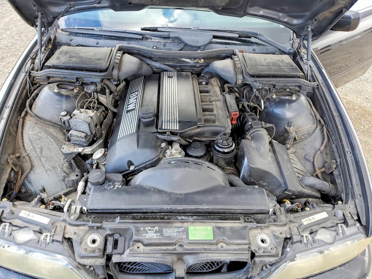 2001 Bmw 525 I Automatic Black vin: WBADT43431GX22339