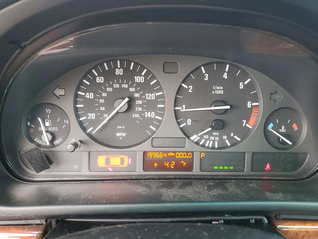 2001 Bmw 525 I Automatic Black vin: WBADT43431GX22339