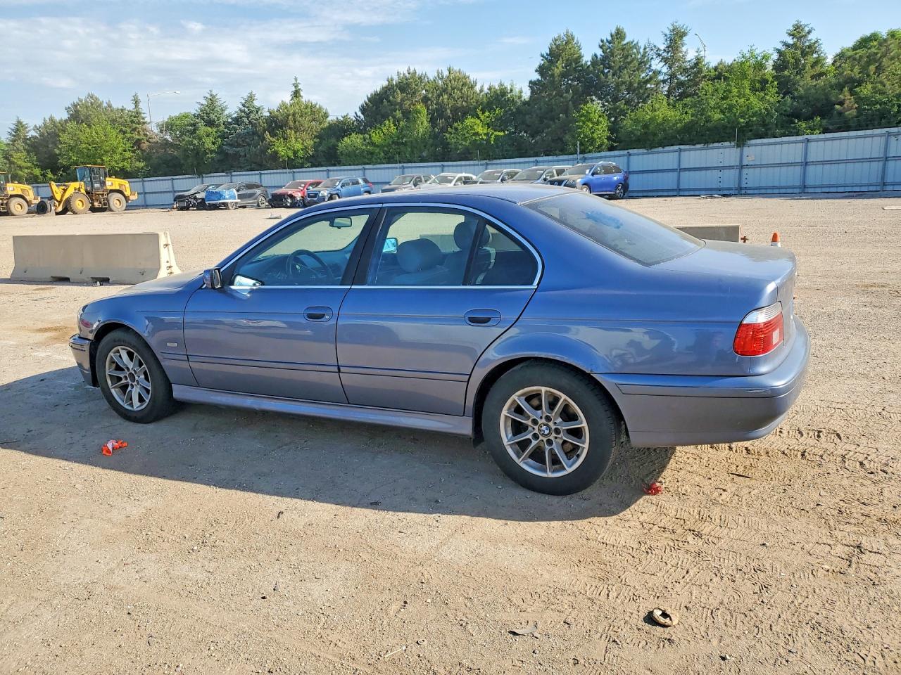 2003 Bmw 525 I Automatic Gray vin: WBADT43433G027409