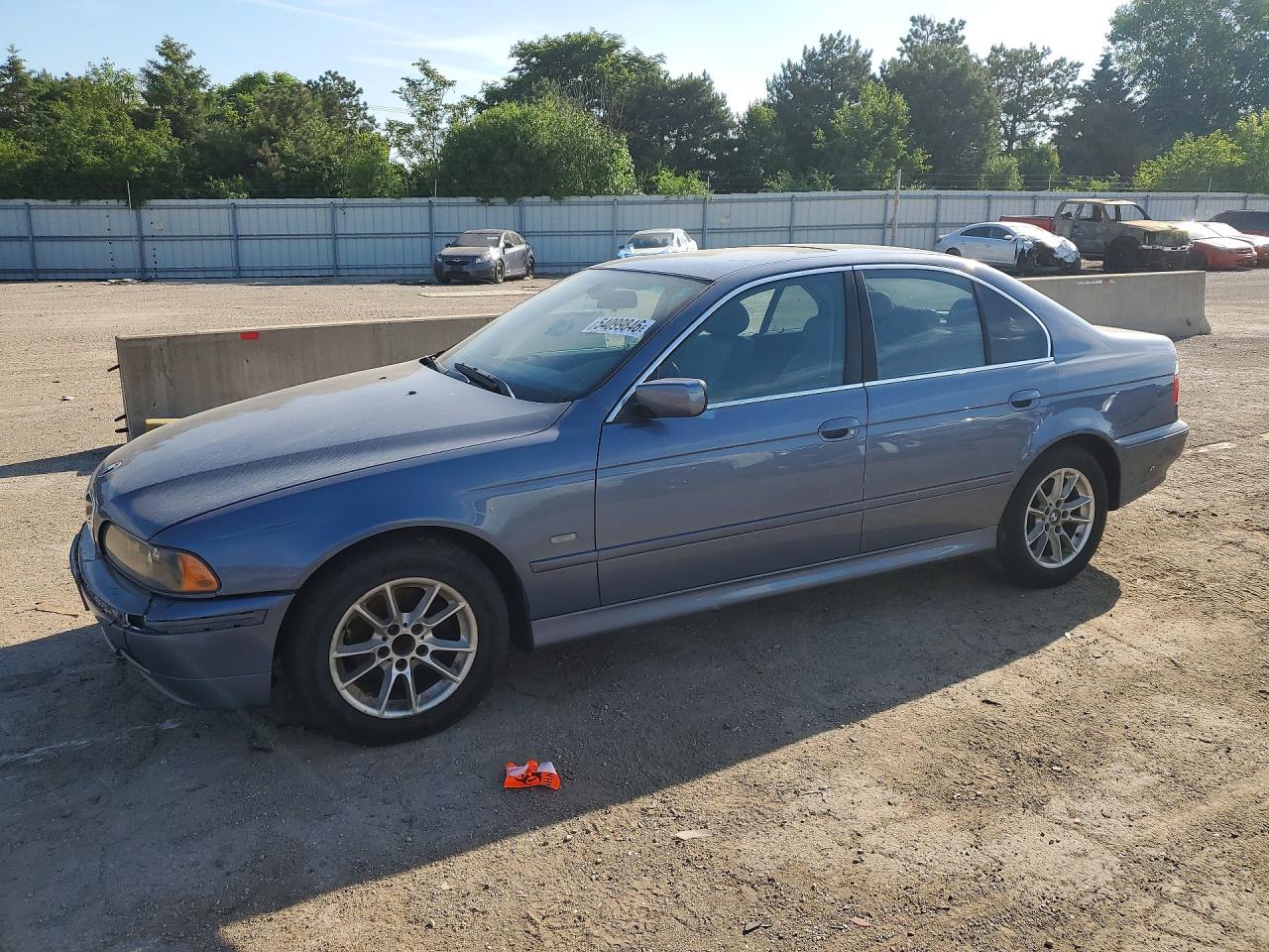 2003 Bmw 525 I Automatic Gray vin: WBADT43433G027409