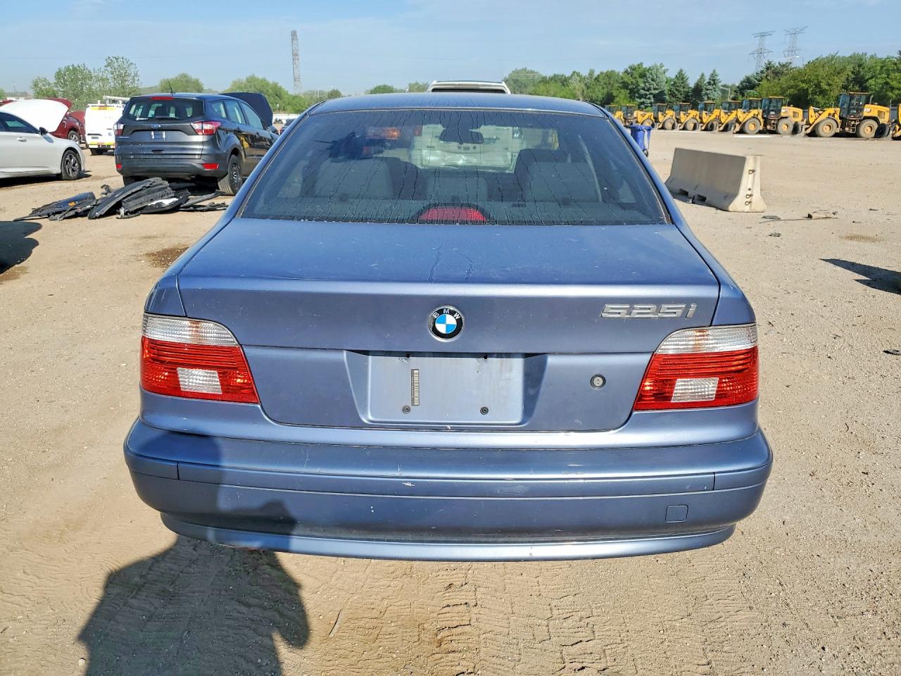 2003 Bmw 525 I Automatic Gray vin: WBADT43433G027409