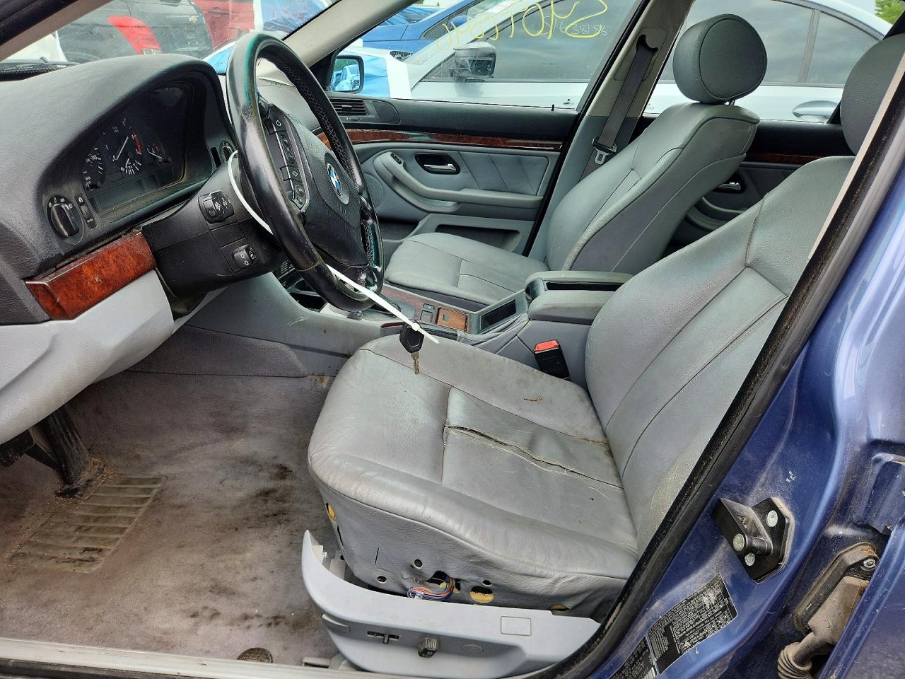 2003 Bmw 525 I Automatic Gray vin: WBADT43433G027409