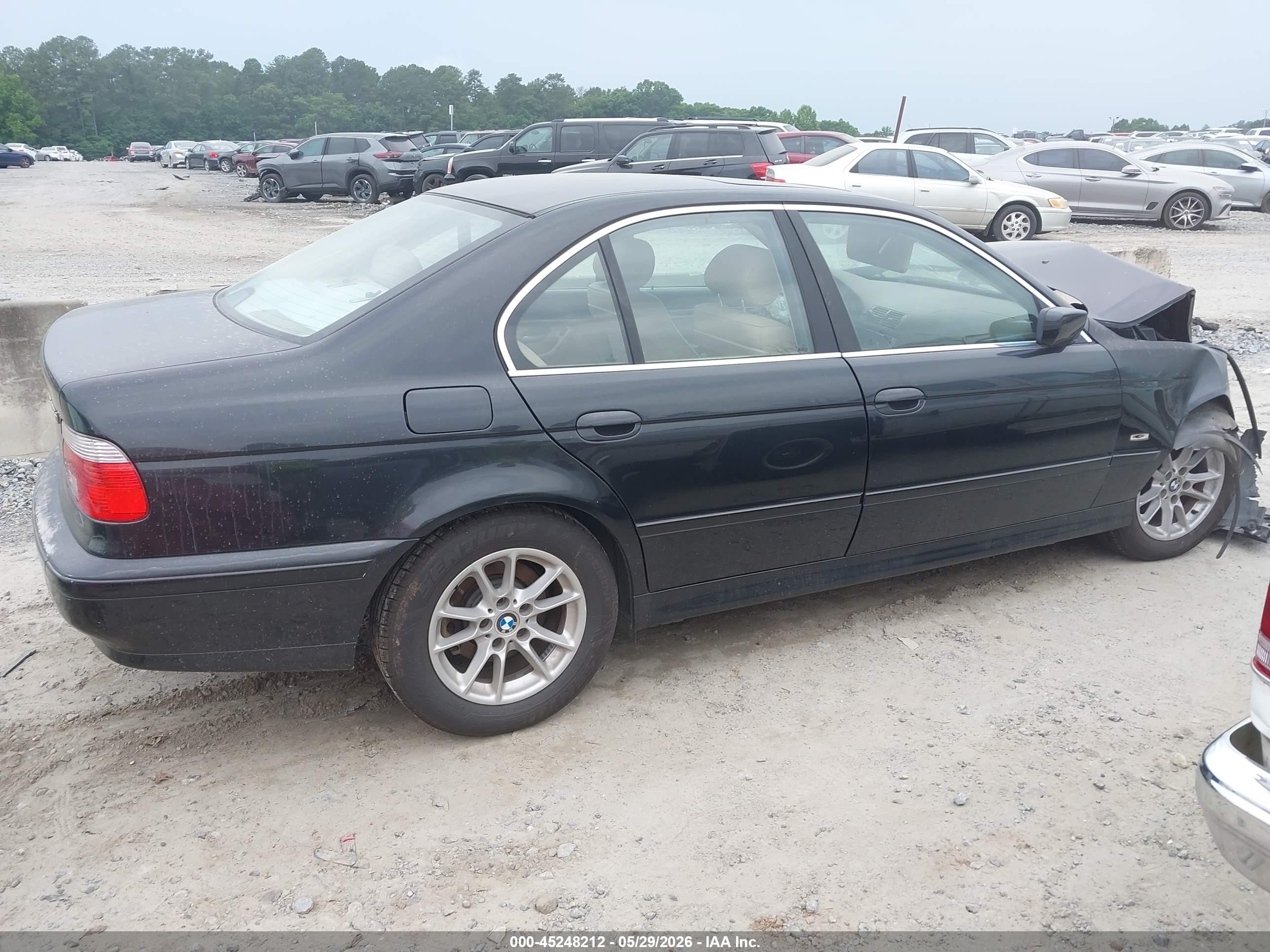 2003 Bmw 525ia   Черный vin: WBADT43433G031086
