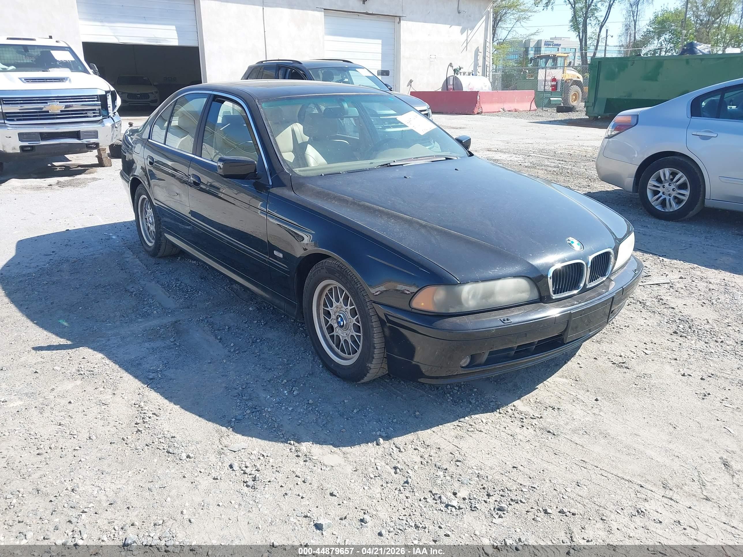 2002 Bmw 525ia Black vin: WBADT43442GY42507