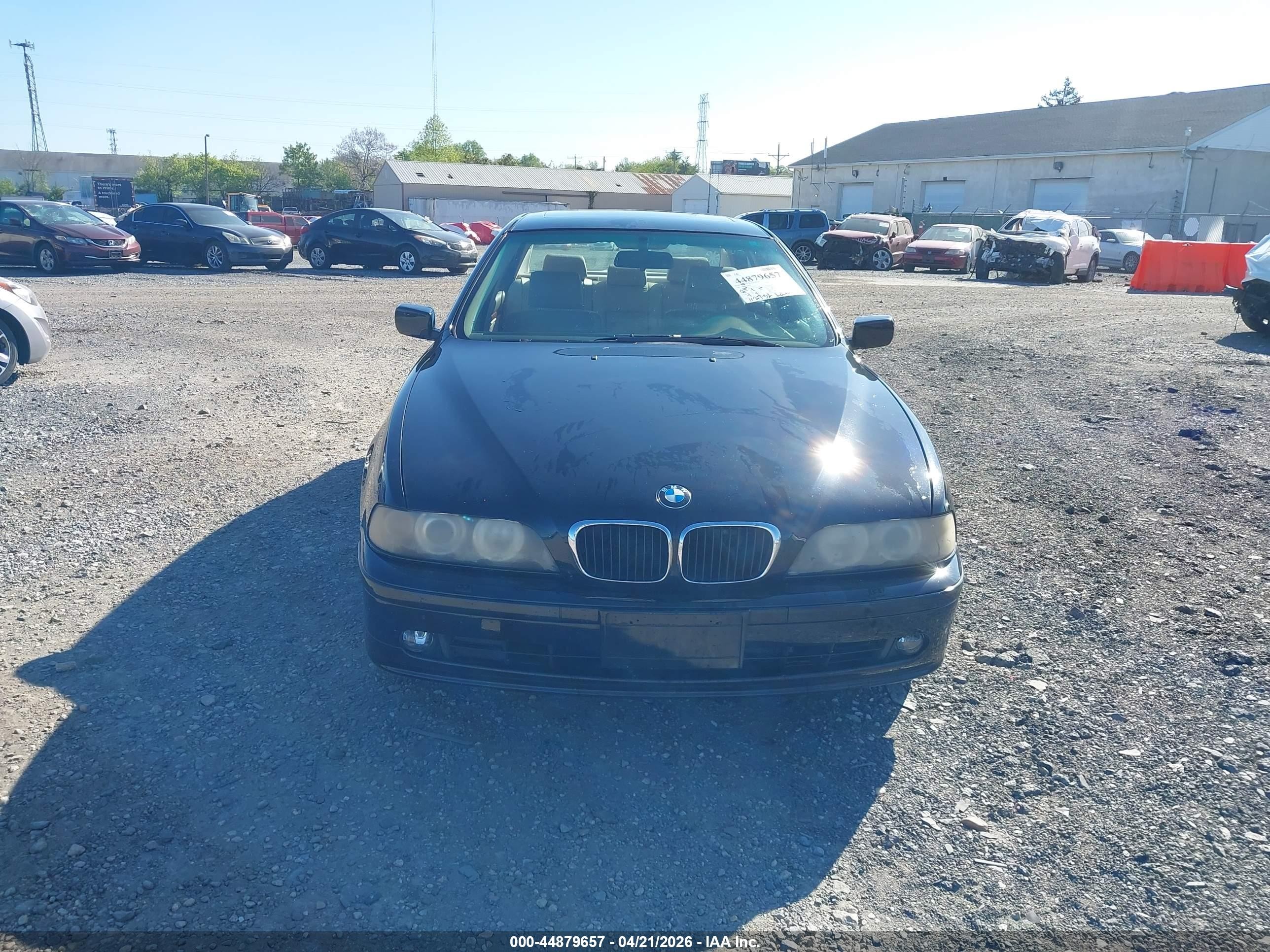 2002 Bmw 525ia Black vin: WBADT43442GY42507