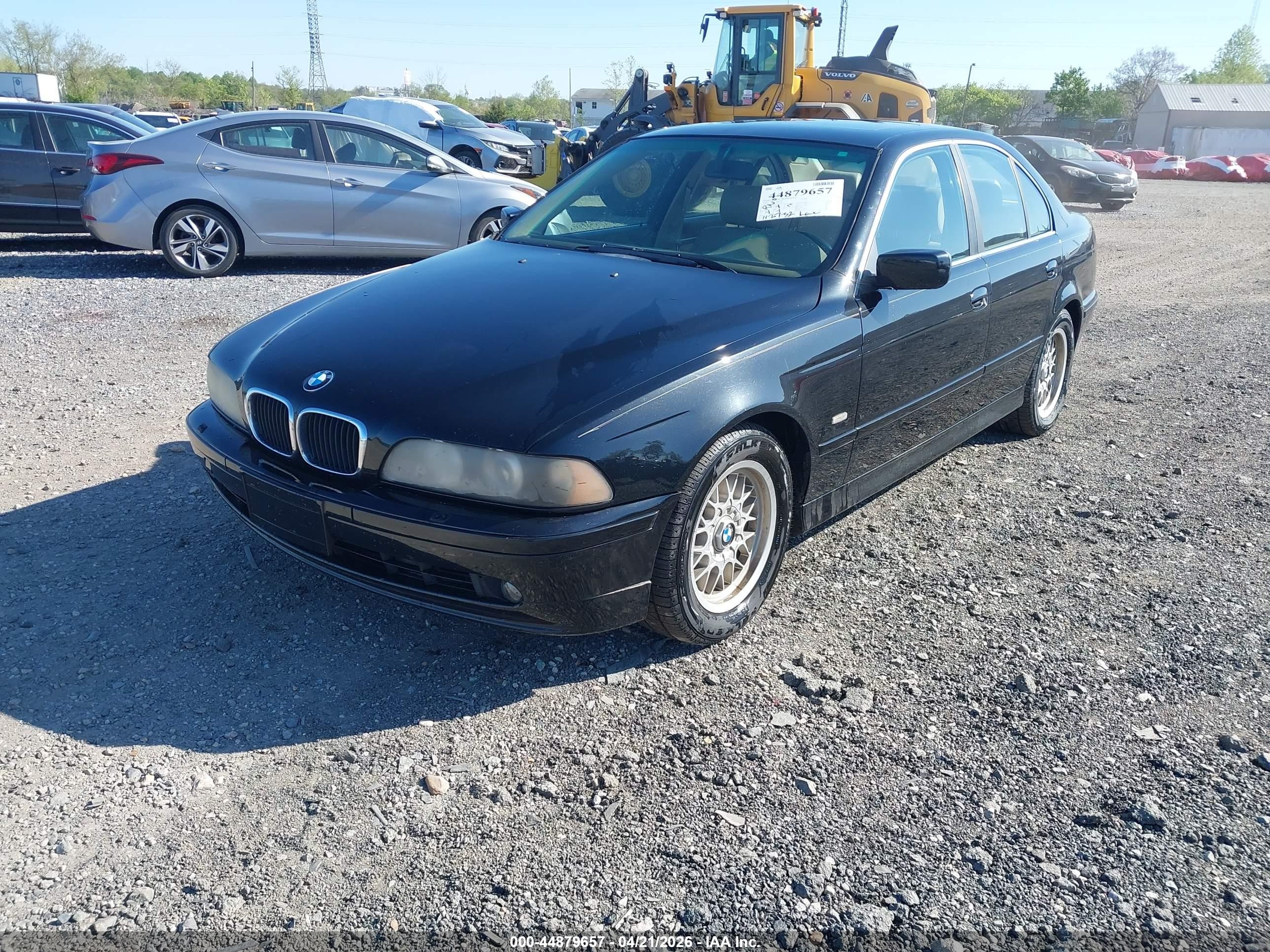 2002 Bmw 525ia Black vin: WBADT43442GY42507