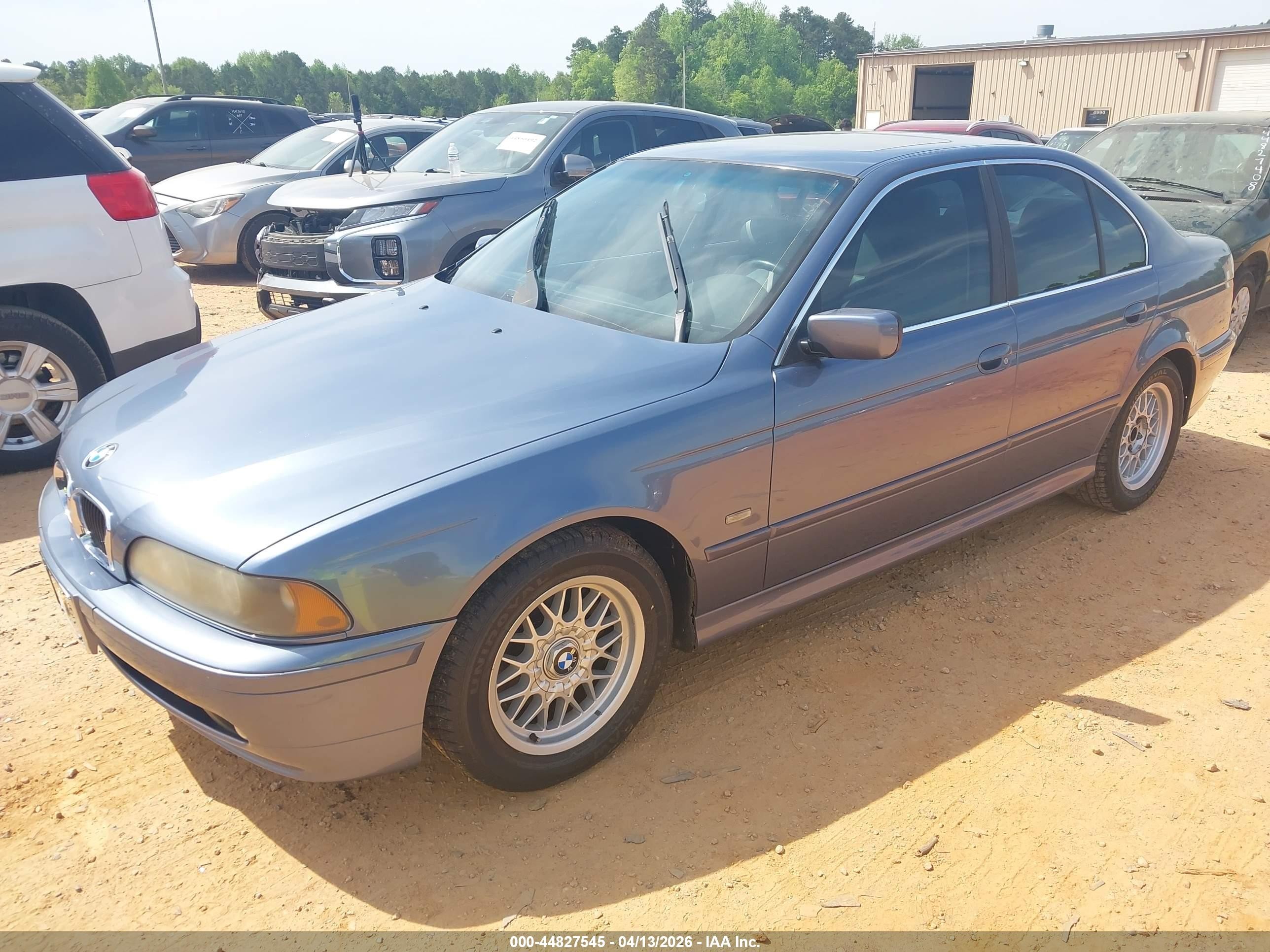2002 Bmw 525ia   Light Blue vin: WBADT43442GZ98112