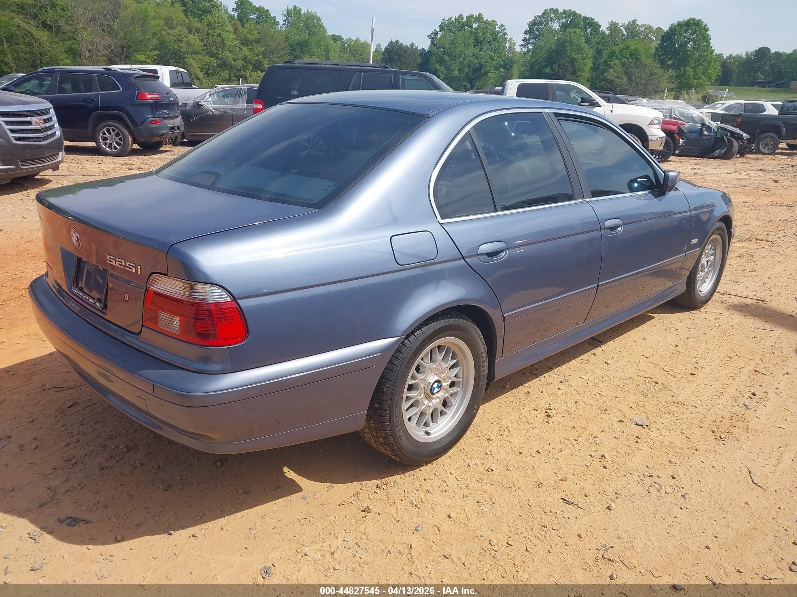 2002 Bmw 525ia   Light Blue vin: WBADT43442GZ98112