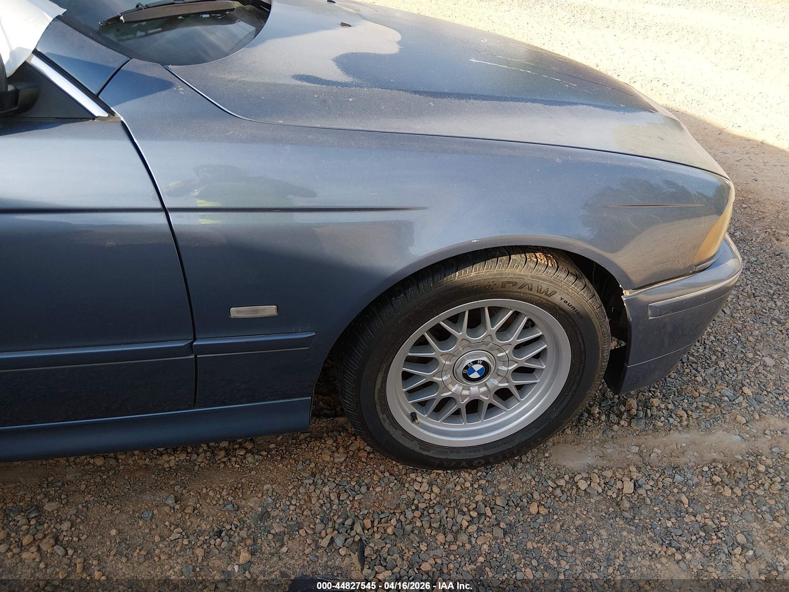 2002 Bmw 525ia   Light Blue vin: WBADT43442GZ98112