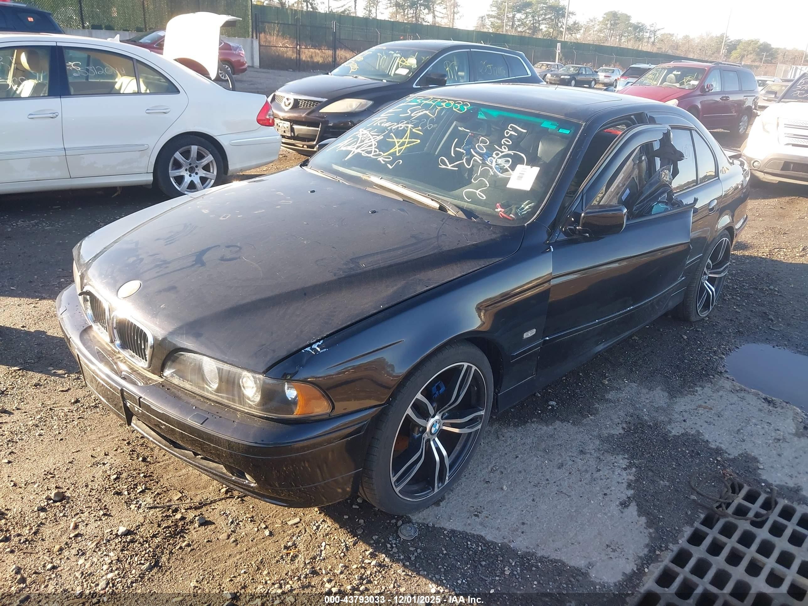 2003 Bmw 525ia   Black vin: WBADT43443G028200