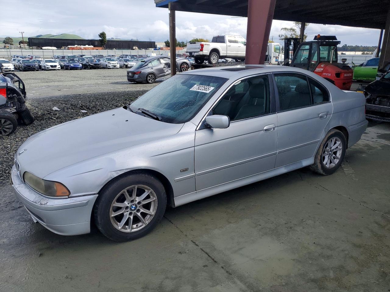 2003 Bmw 525 I Automatic Silver vin: WBADT43443G035096