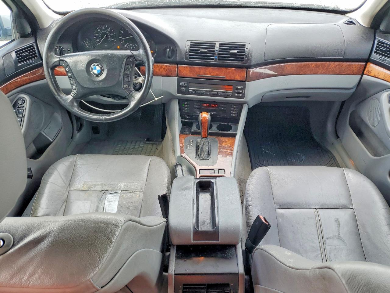 2003 Bmw 525 I Automatic Silver vin: WBADT43443G035096