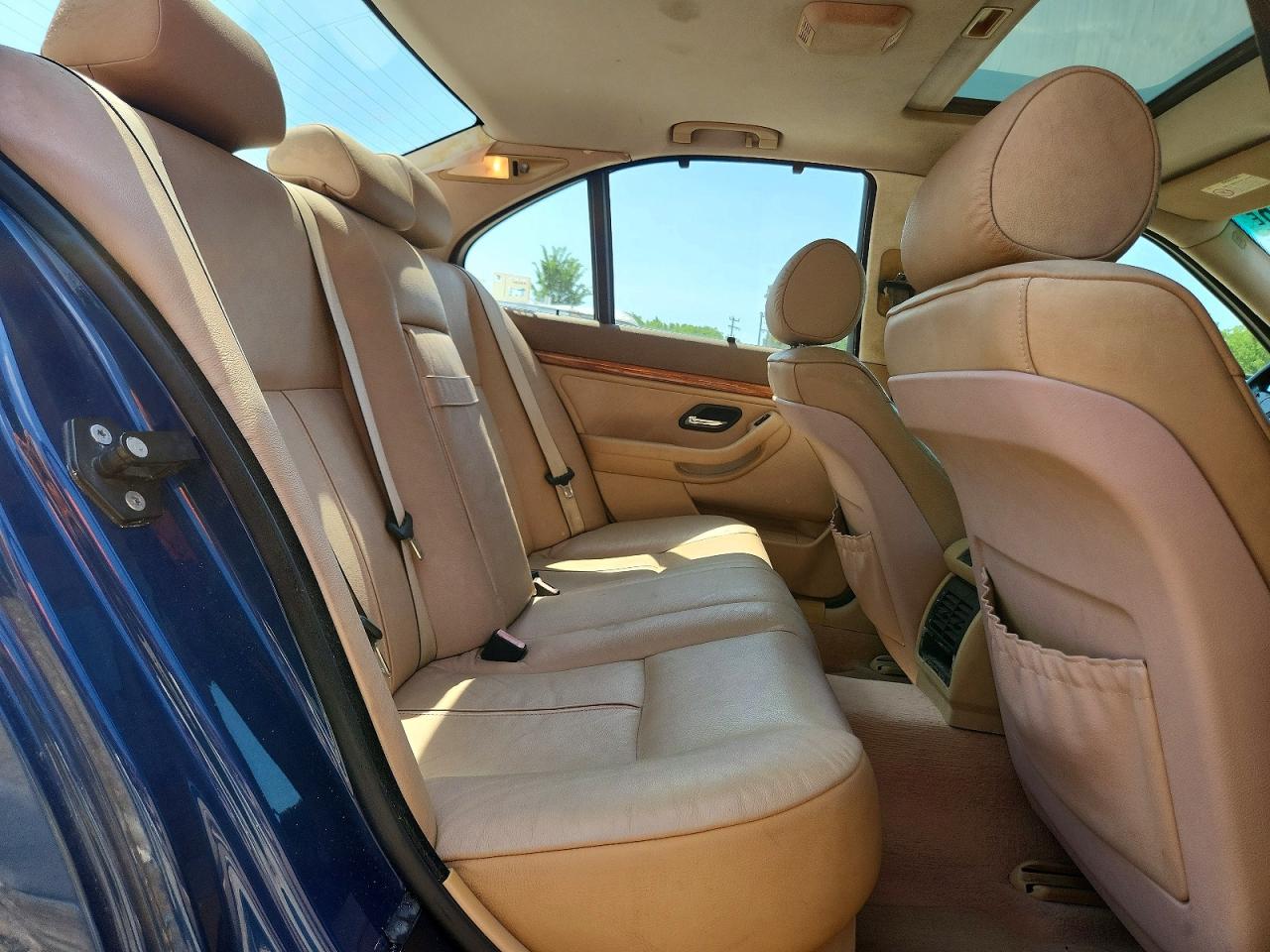 2001 Bmw 525 I Automatic Синий vin: WBADT43451GF58515