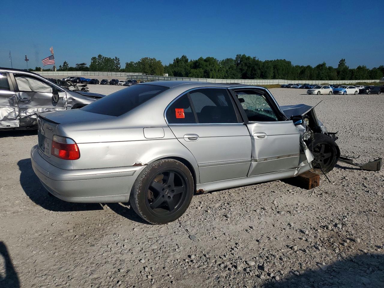 2001 Bmw 525 I Automatic Silver vin: WBADT43451GX20138