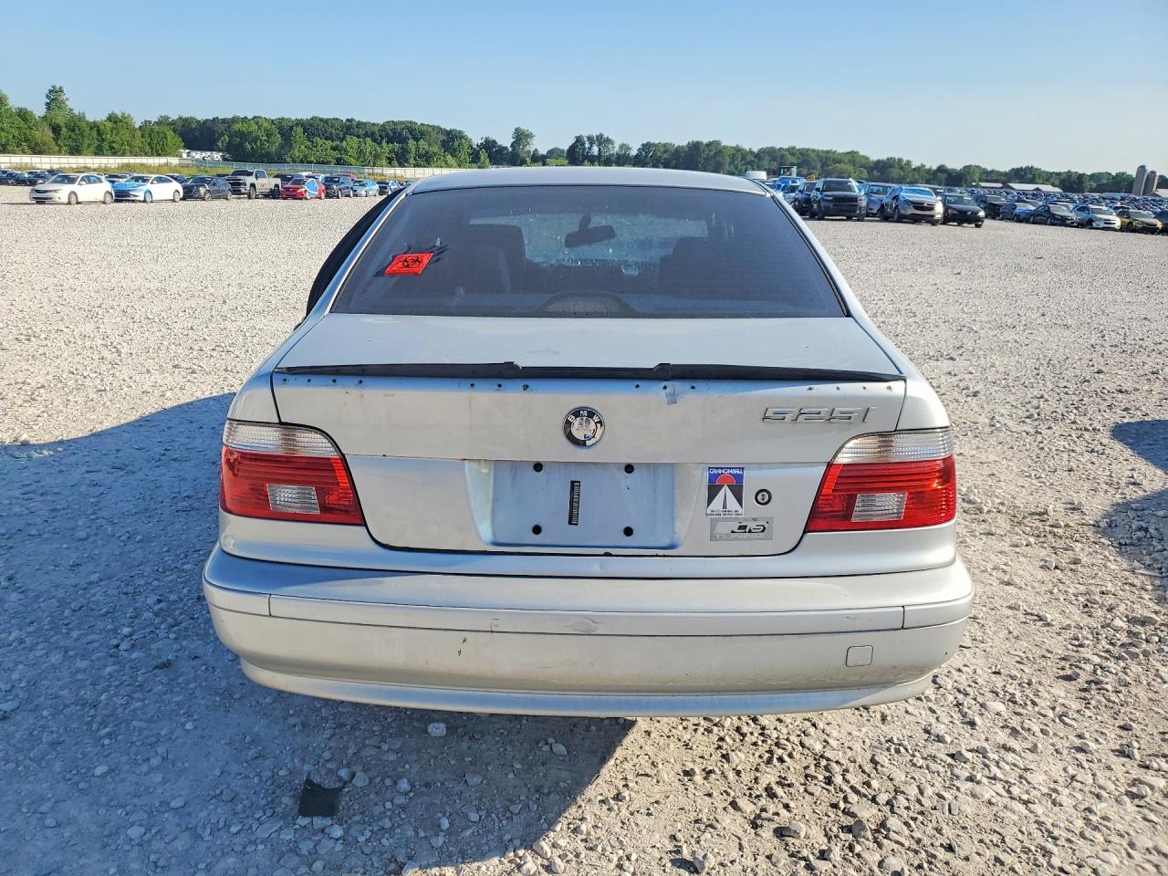 2001 Bmw 525 I Automatic Silver vin: WBADT43451GX20138