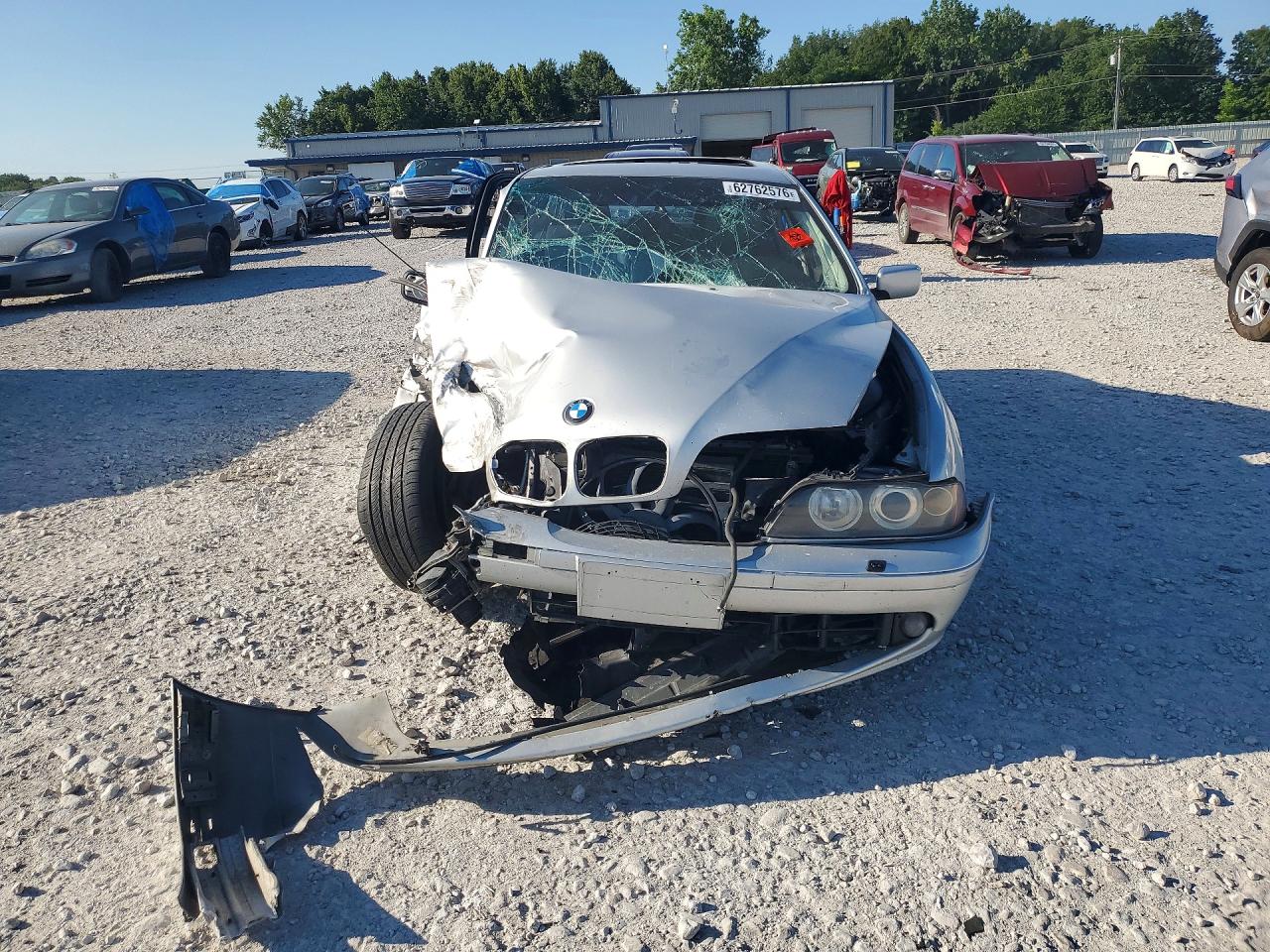 2001 Bmw 525 I Automatic Silver vin: WBADT43451GX20138