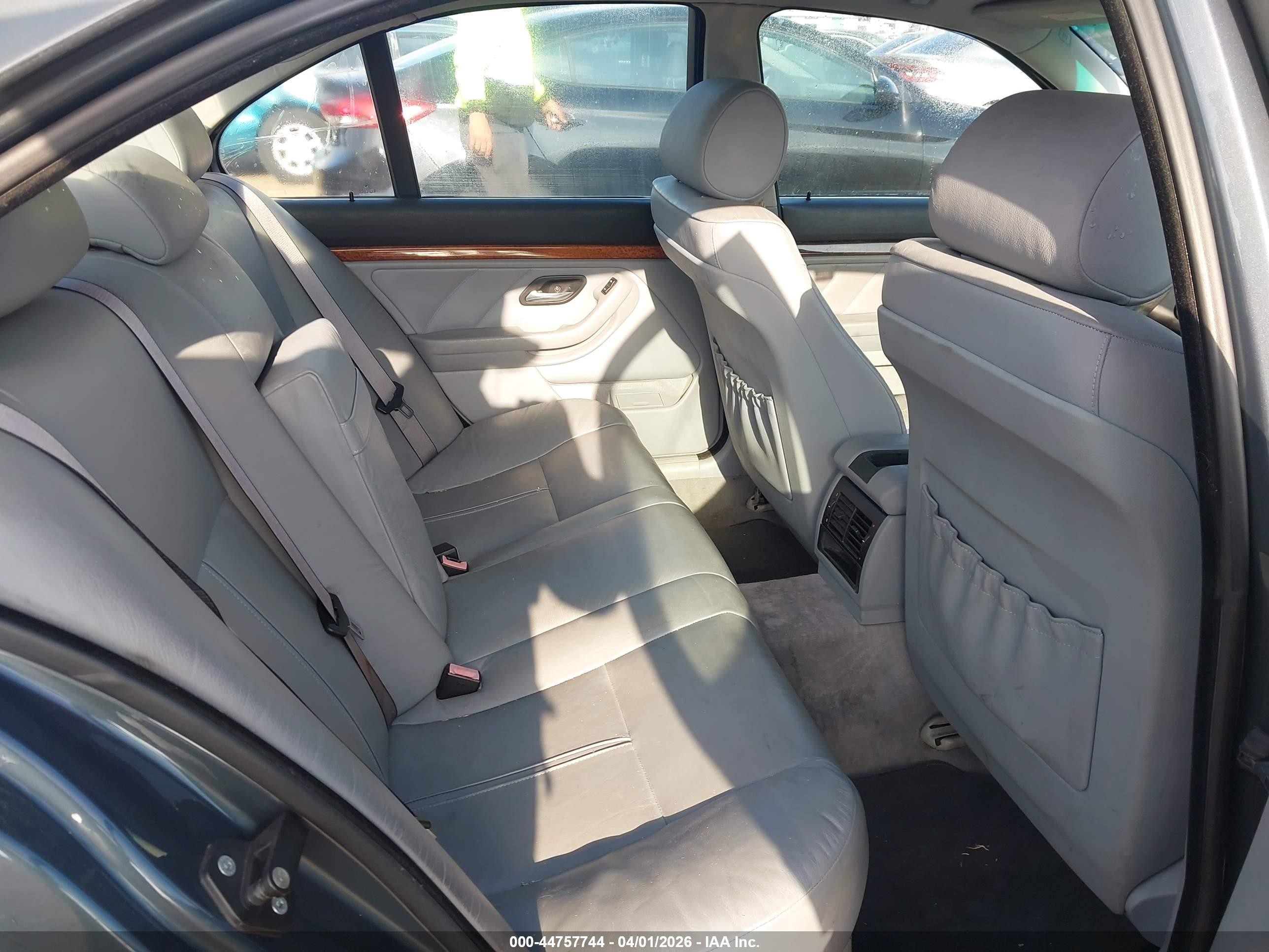 2001 Bmw 525ia   Light Blue vin: WBADT43451GX21192