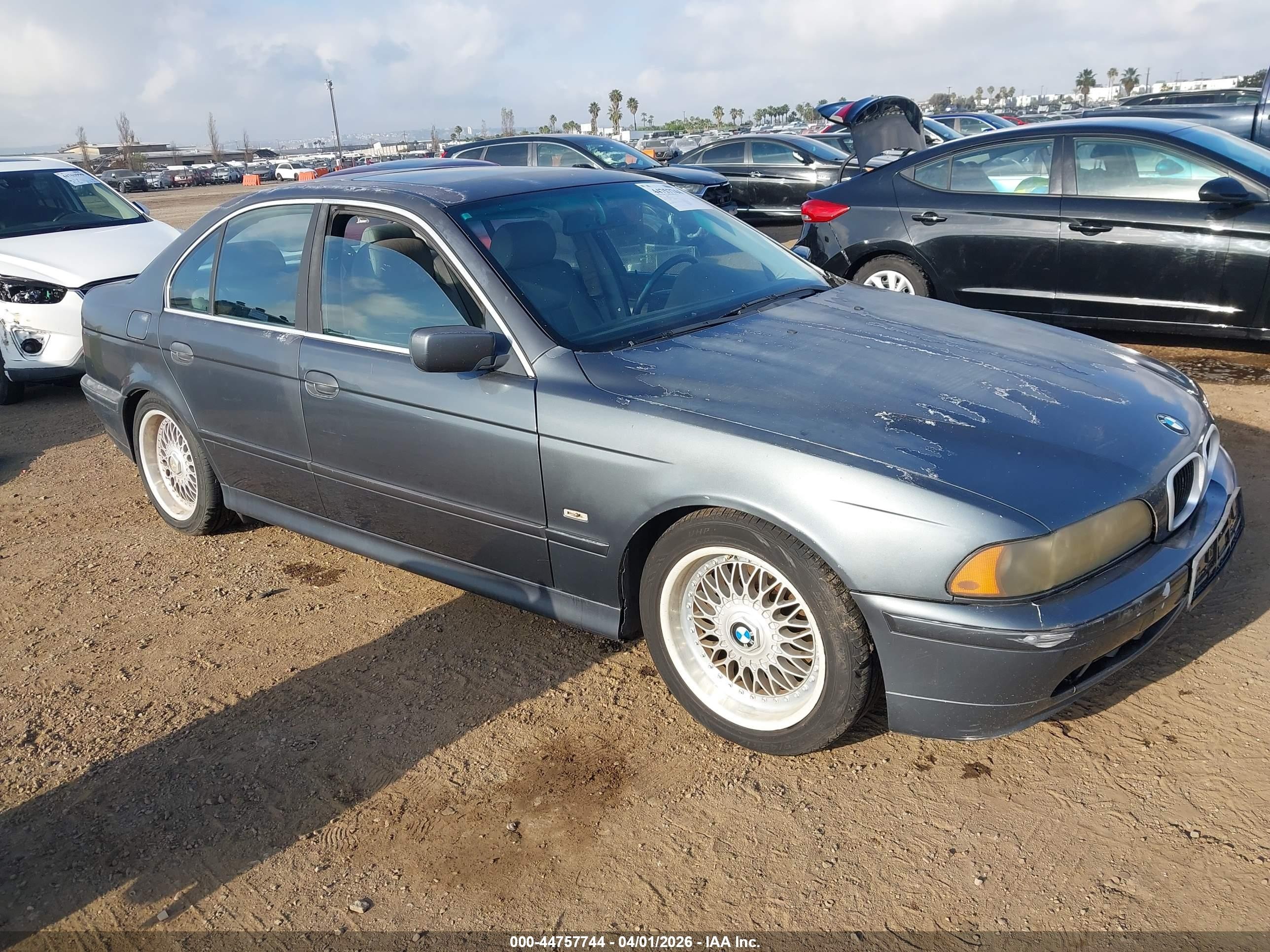 2001 Bmw 525ia   Light Blue vin: WBADT43451GX21192