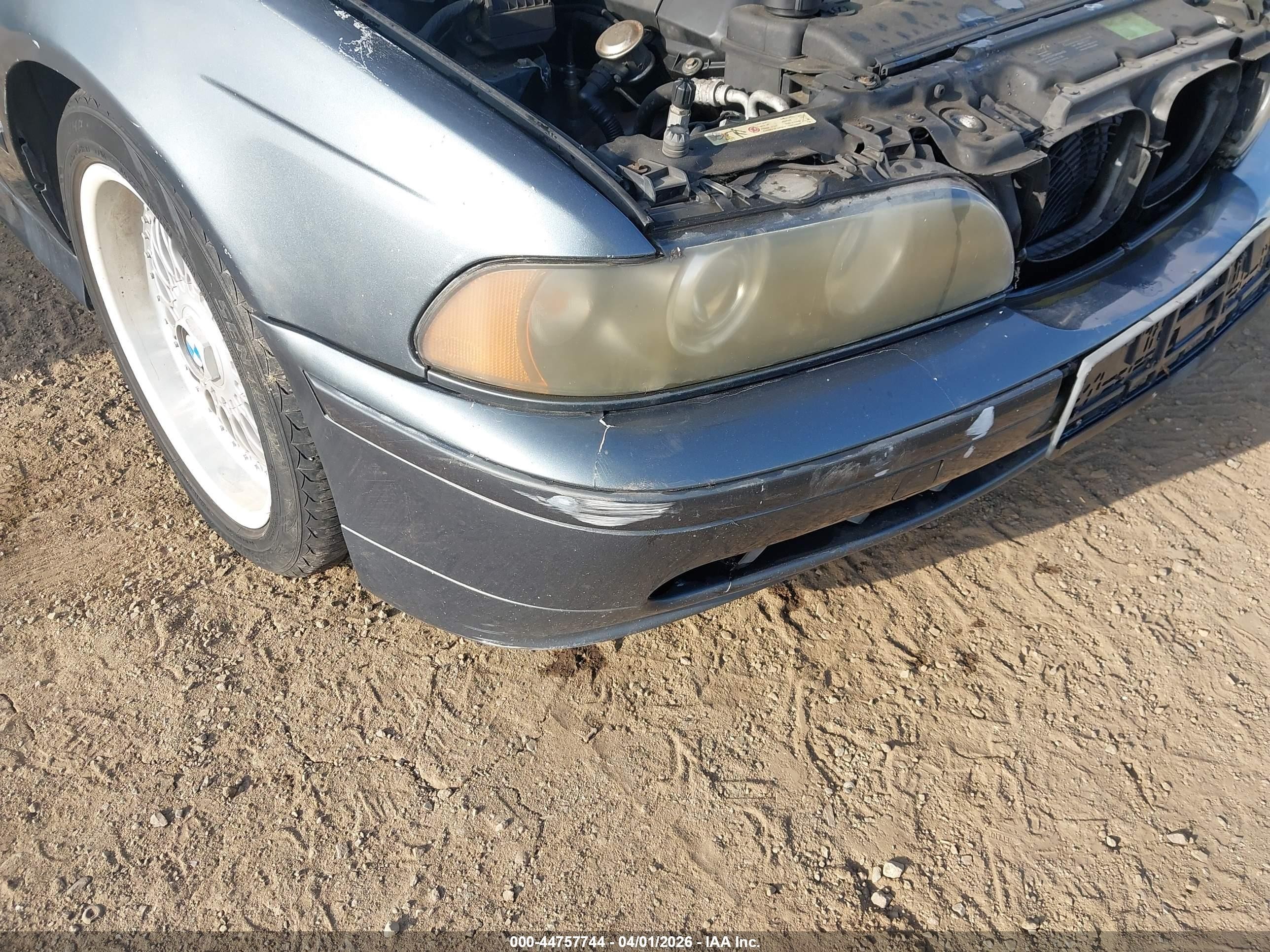2001 Bmw 525ia   Light Blue vin: WBADT43451GX21192