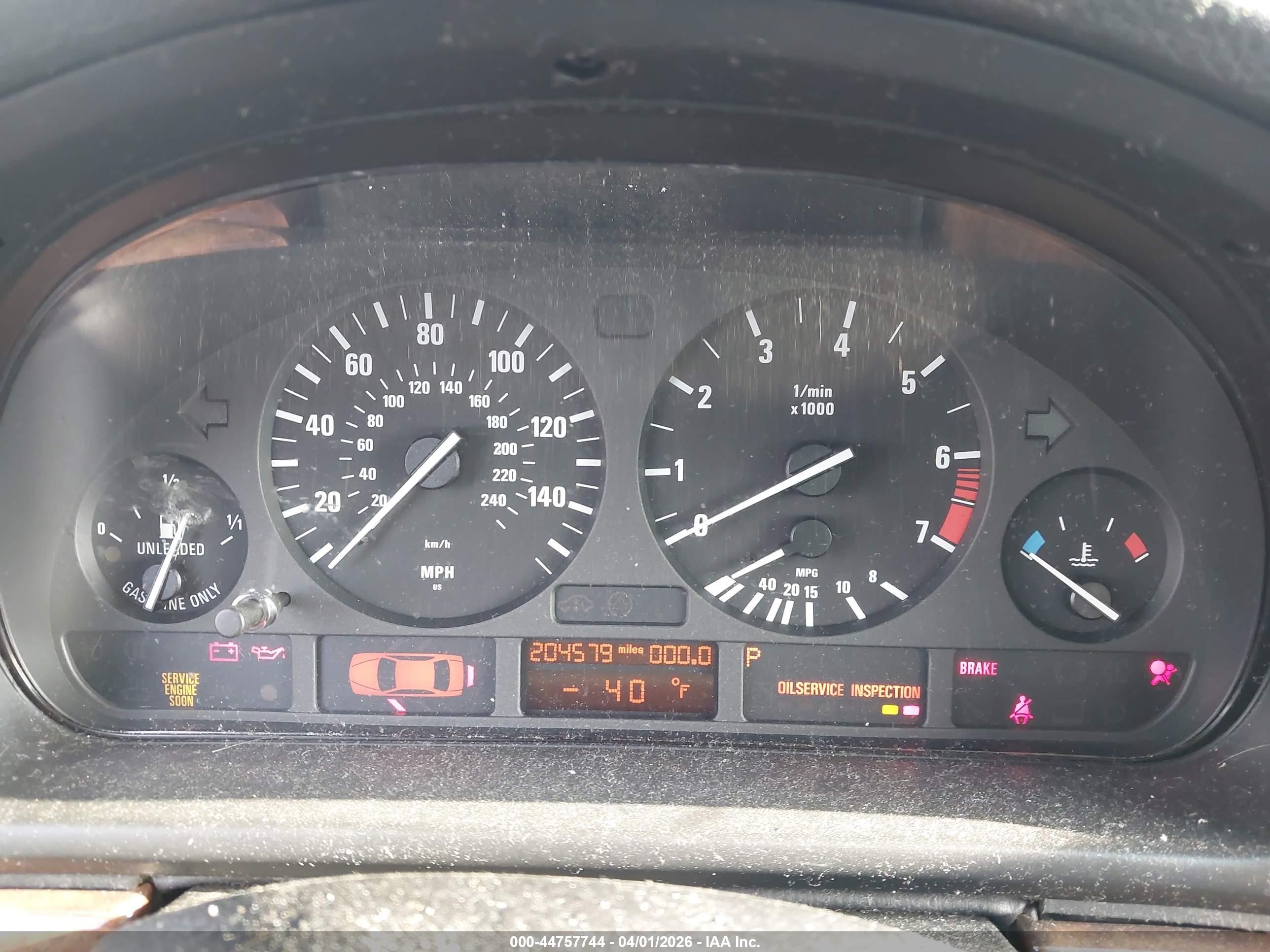 2001 Bmw 525ia   Light Blue vin: WBADT43451GX21192