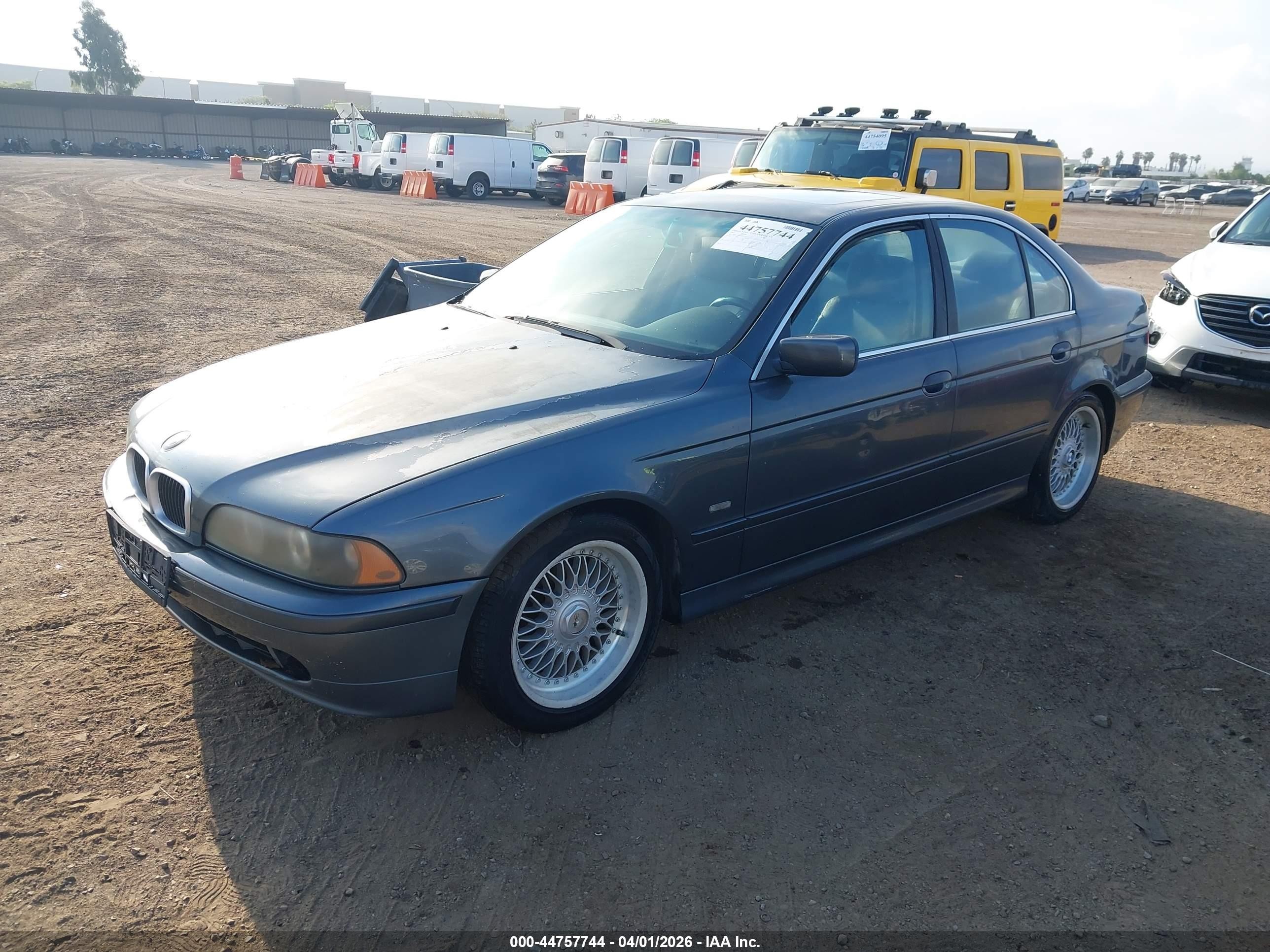 2001 Bmw 525ia   Light Blue vin: WBADT43451GX21192