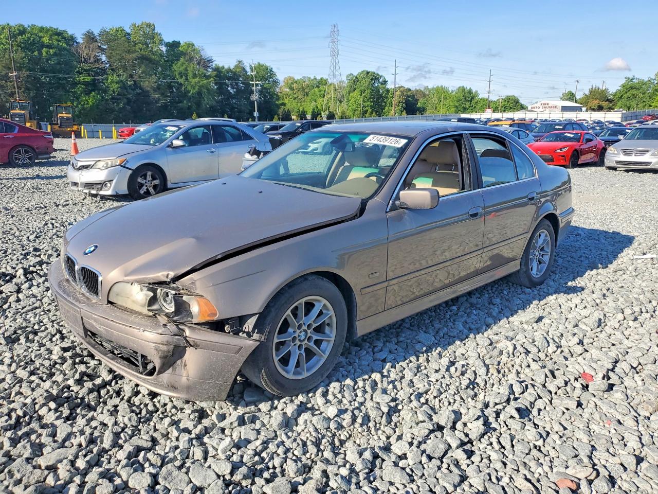2003 Bmw 525 I Automatic Tan vin: WBADT43453G027153