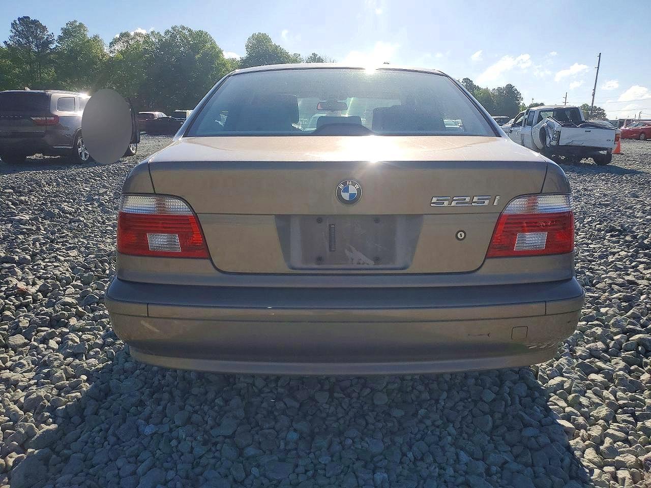 2003 Bmw 525 I Automatic Tan vin: WBADT43453G027153