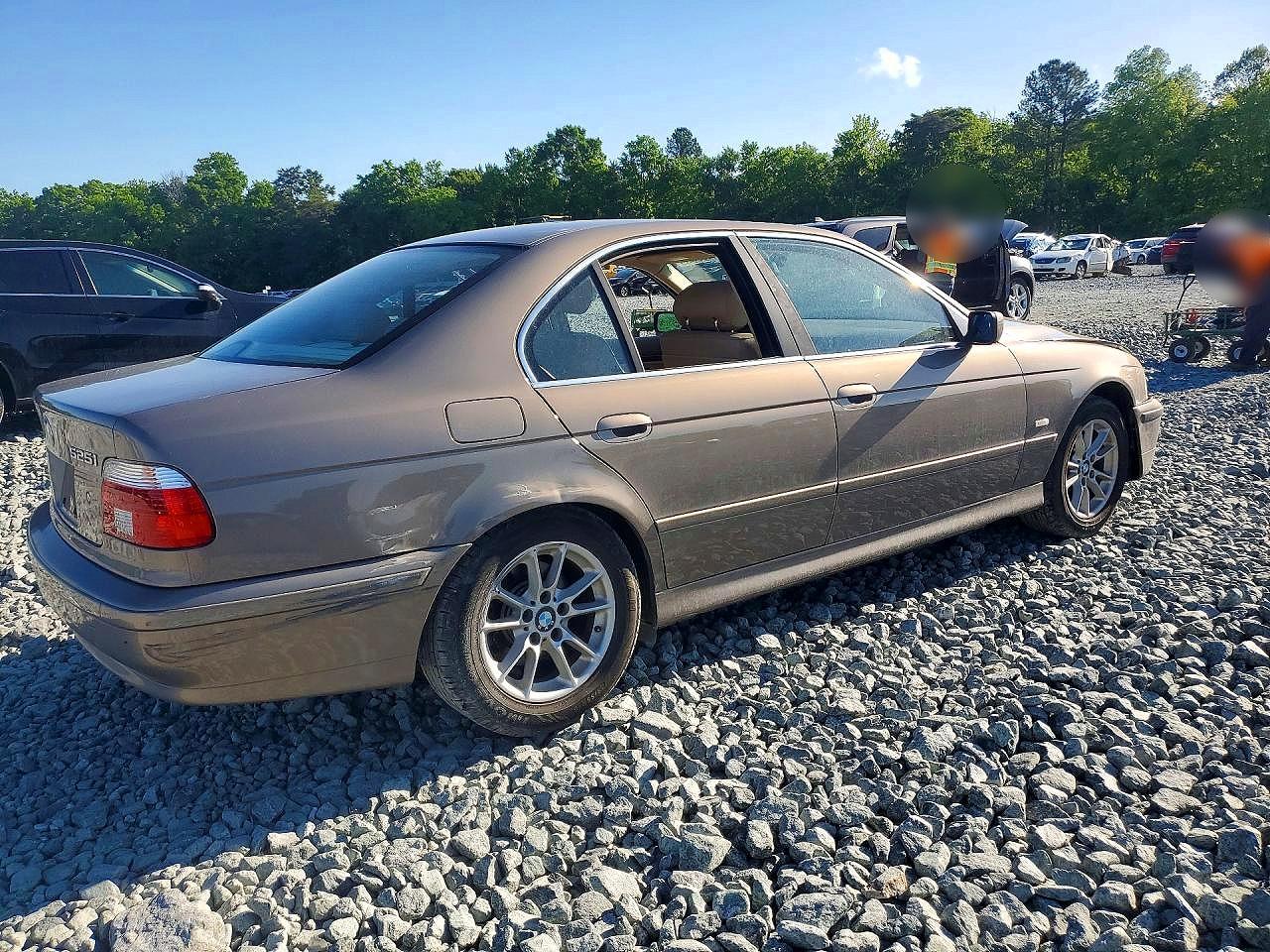 2003 Bmw 525 I Automatic Tan vin: WBADT43453G027153