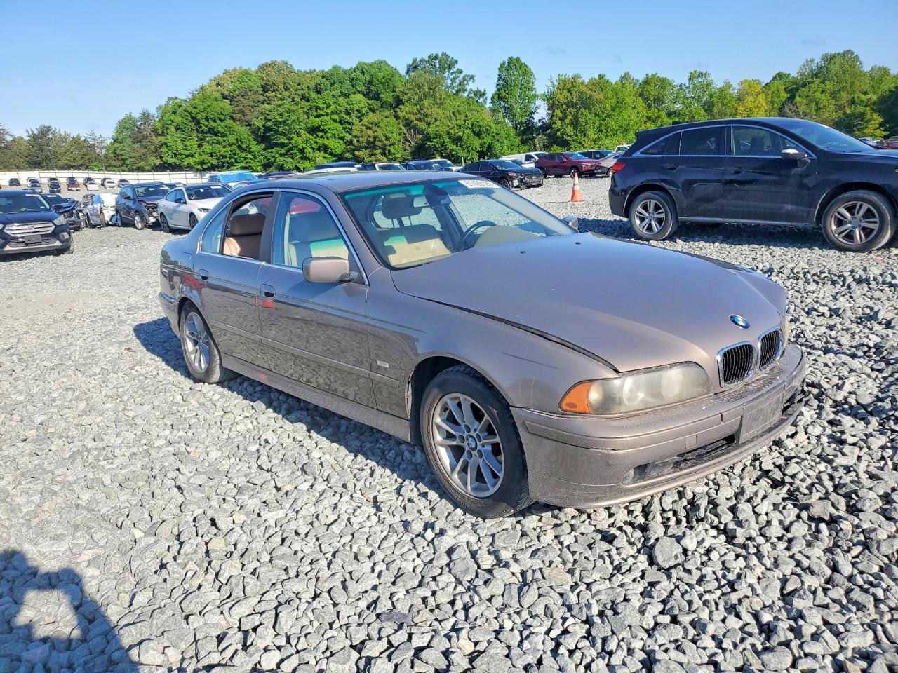 2003 Bmw 525 I Automatic Tan vin: WBADT43453G027153