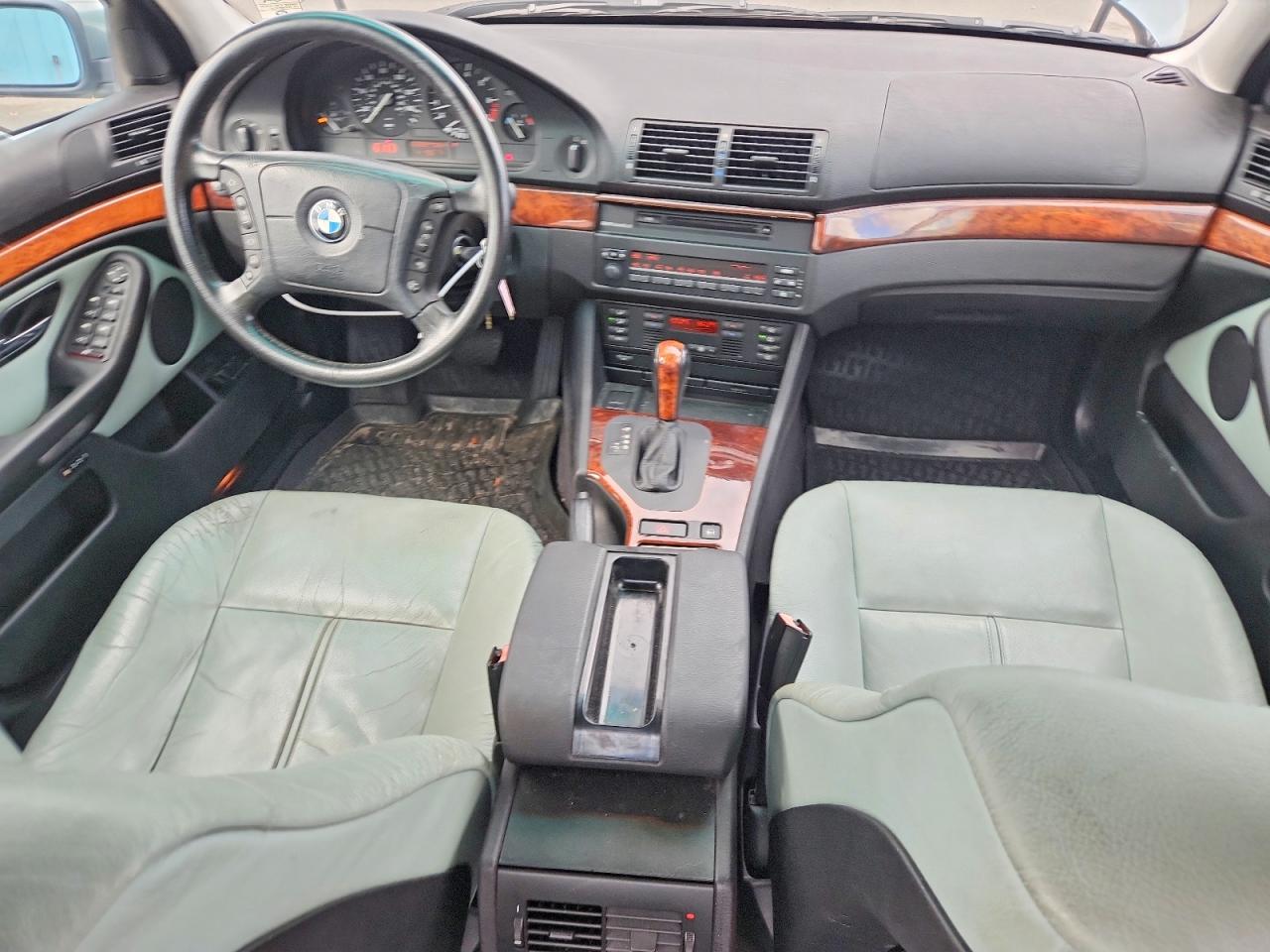 2001 Bmw 525 I Automatic Turquoise vin: WBADT43461GX26241