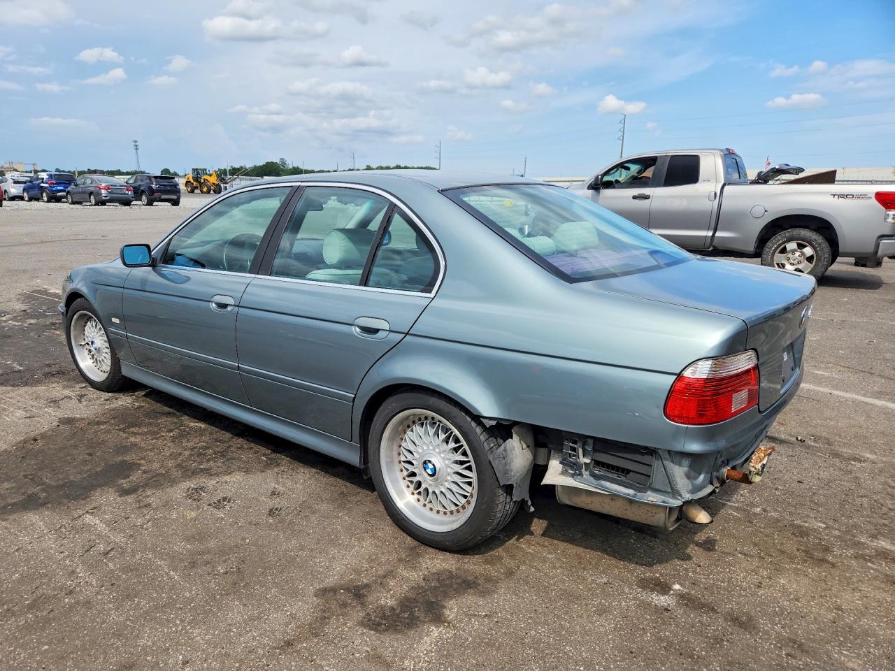 2001 Bmw 525 I Automatic Turquoise vin: WBADT43461GX26241