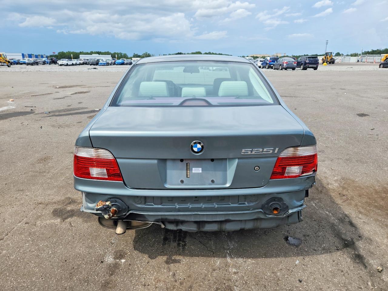 2001 Bmw 525 I Automatic Turquoise vin: WBADT43461GX26241