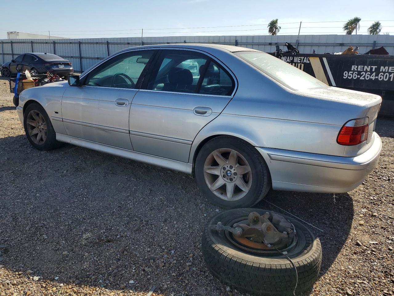 2002 Bmw 525 I Automatic Серебряный vin: WBADT43462GY42671