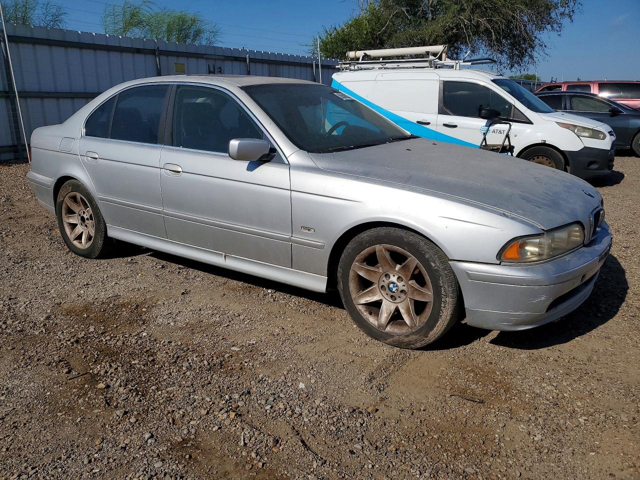 2002 Bmw 525 I Automatic Серебряный vin: WBADT43462GY42671