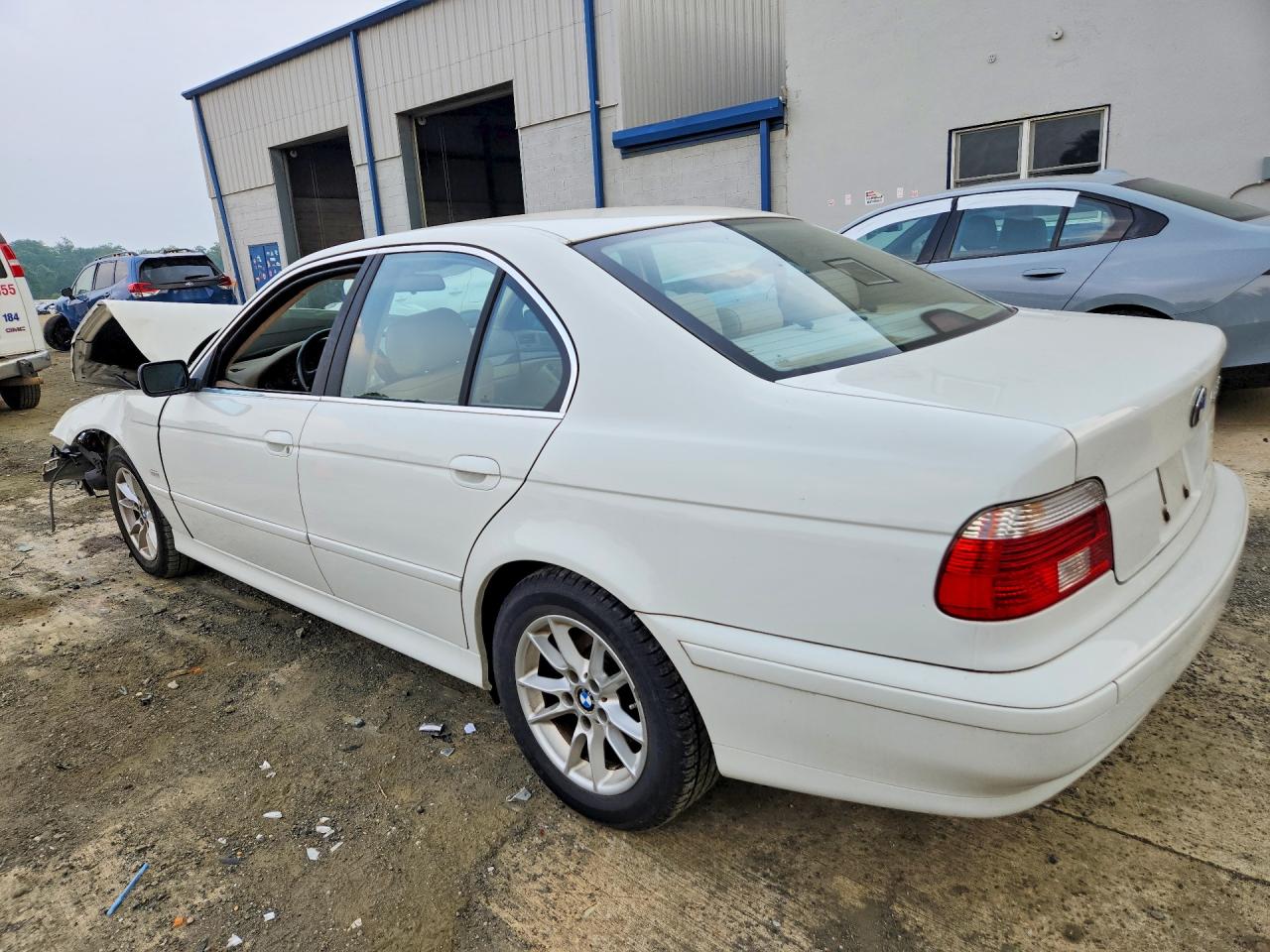 2003 Bmw 525 I Automatic White vin: WBADT43463G025900