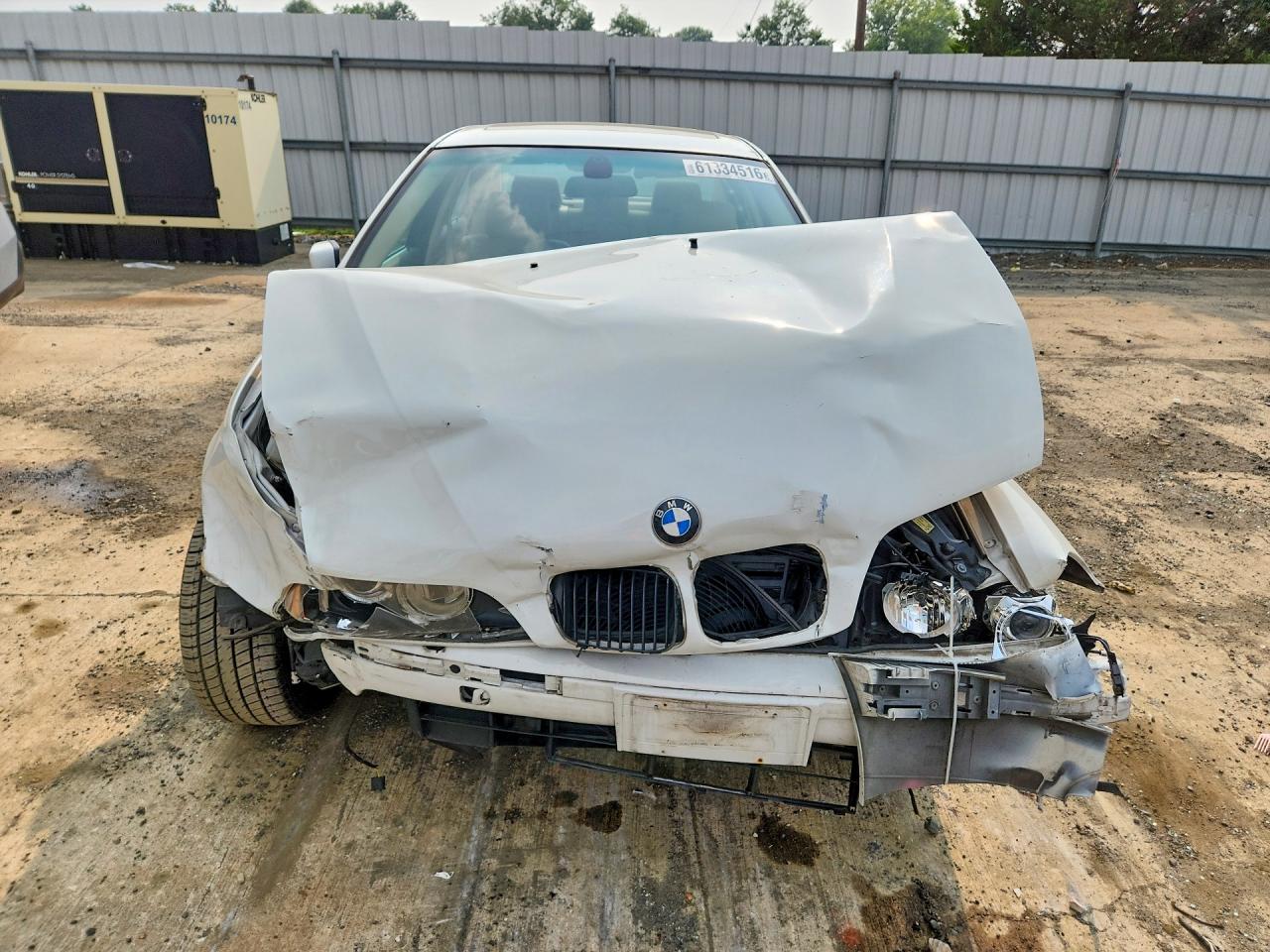 2003 Bmw 525 I Automatic White vin: WBADT43463G025900