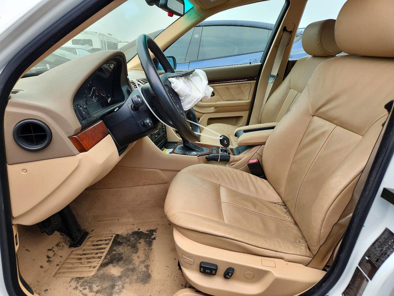 2003 Bmw 525 I Automatic White vin: WBADT43463G025900