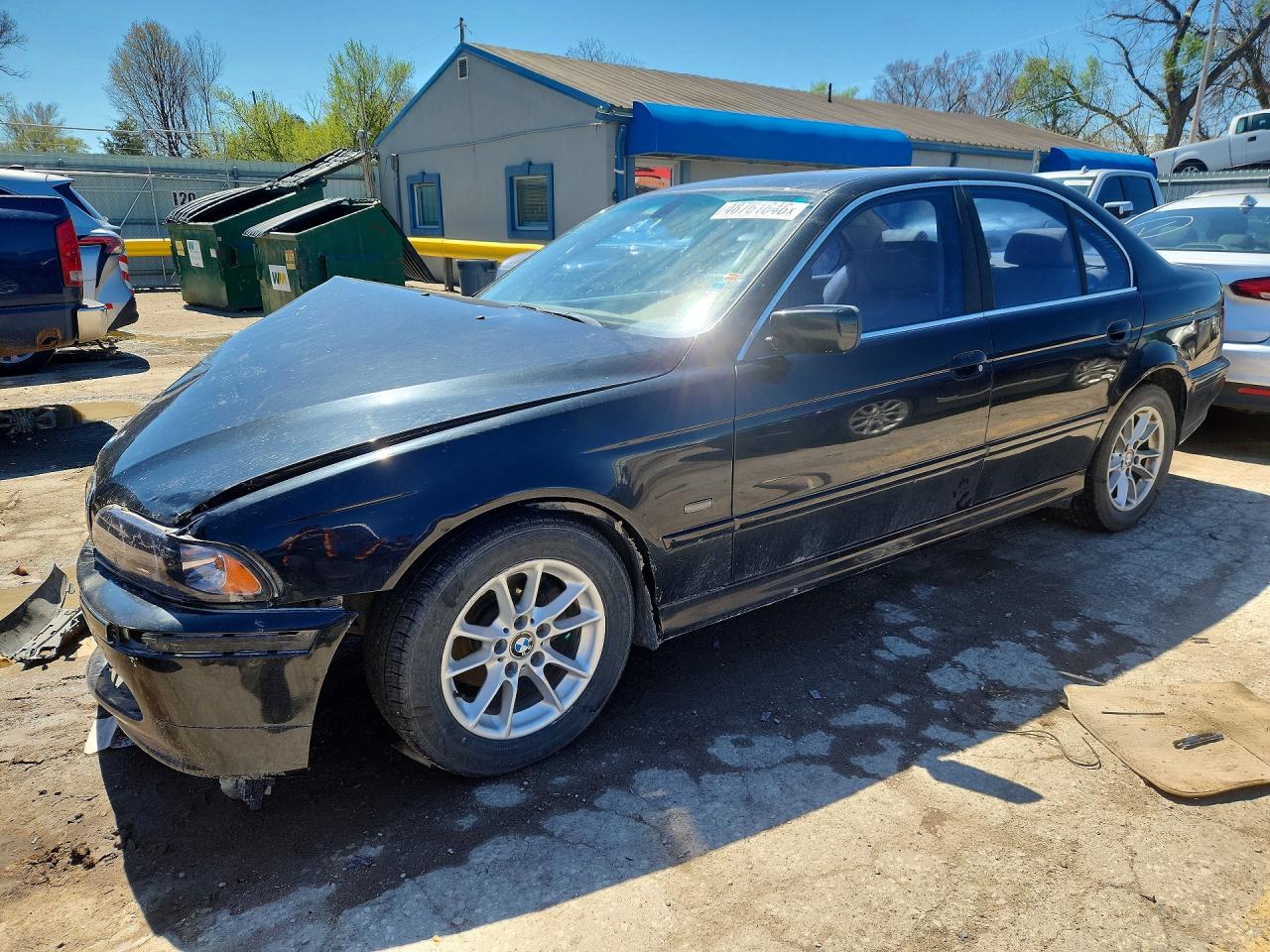 2003 Bmw 525 I Automatic Black vin: WBADT43463G026299