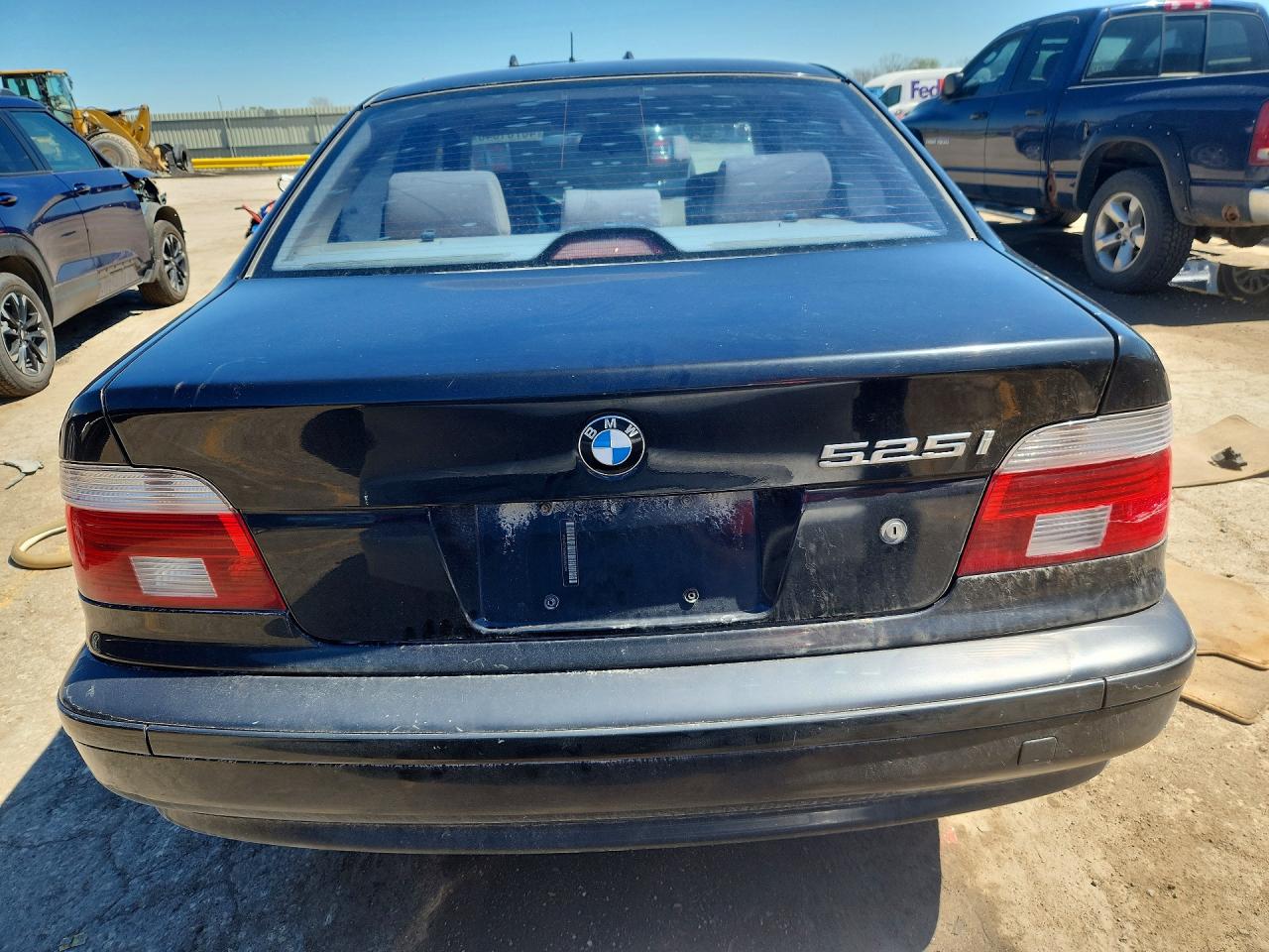 2003 Bmw 525 I Automatic Black vin: WBADT43463G026299