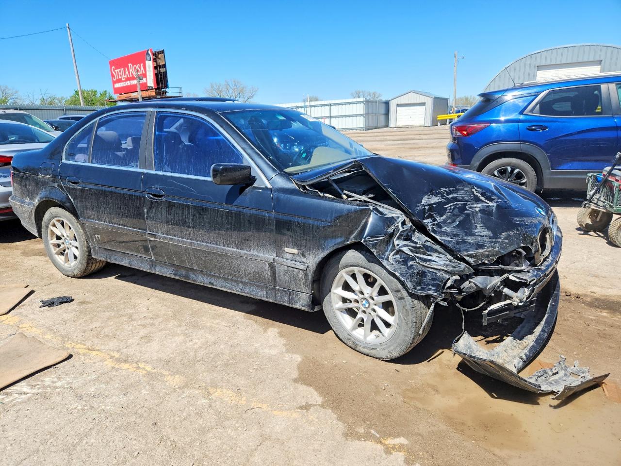 2003 Bmw 525 I Automatic Black vin: WBADT43463G026299