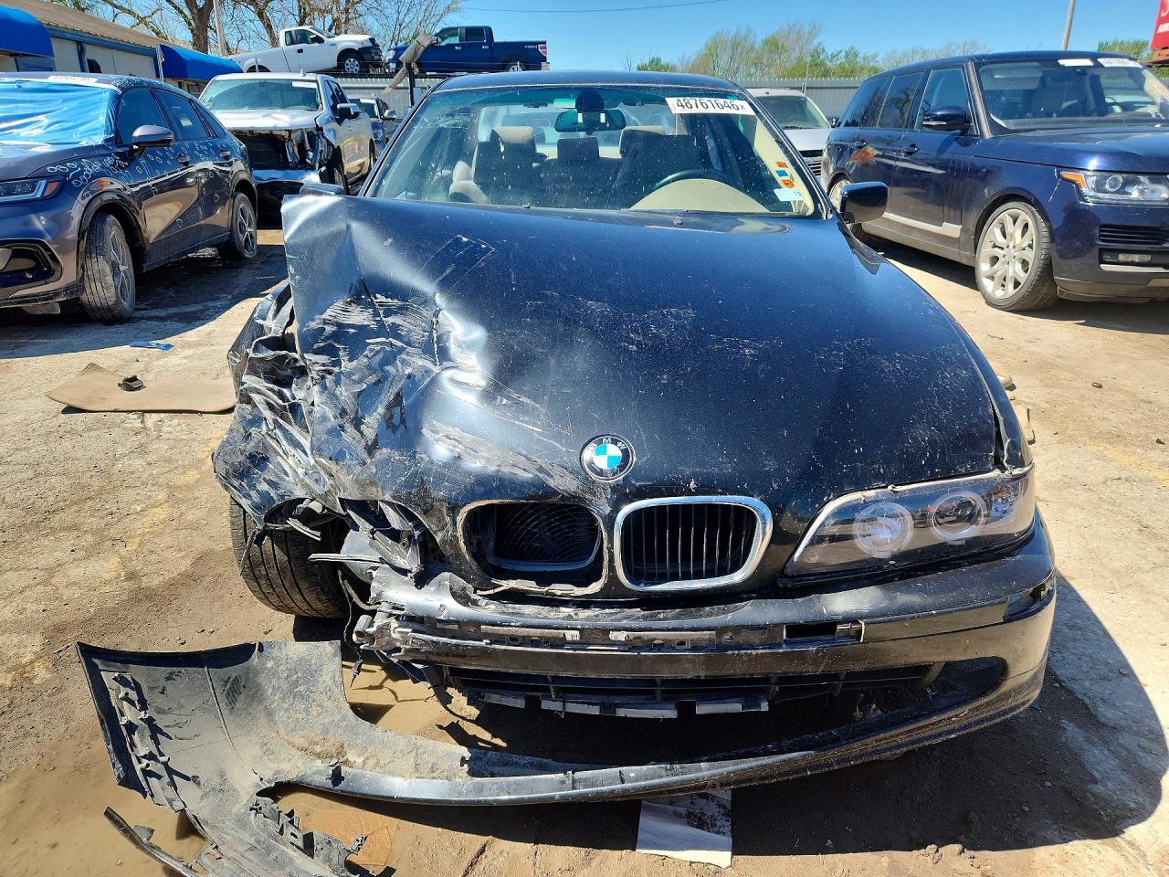 2003 Bmw 525 I Automatic Black vin: WBADT43463G026299